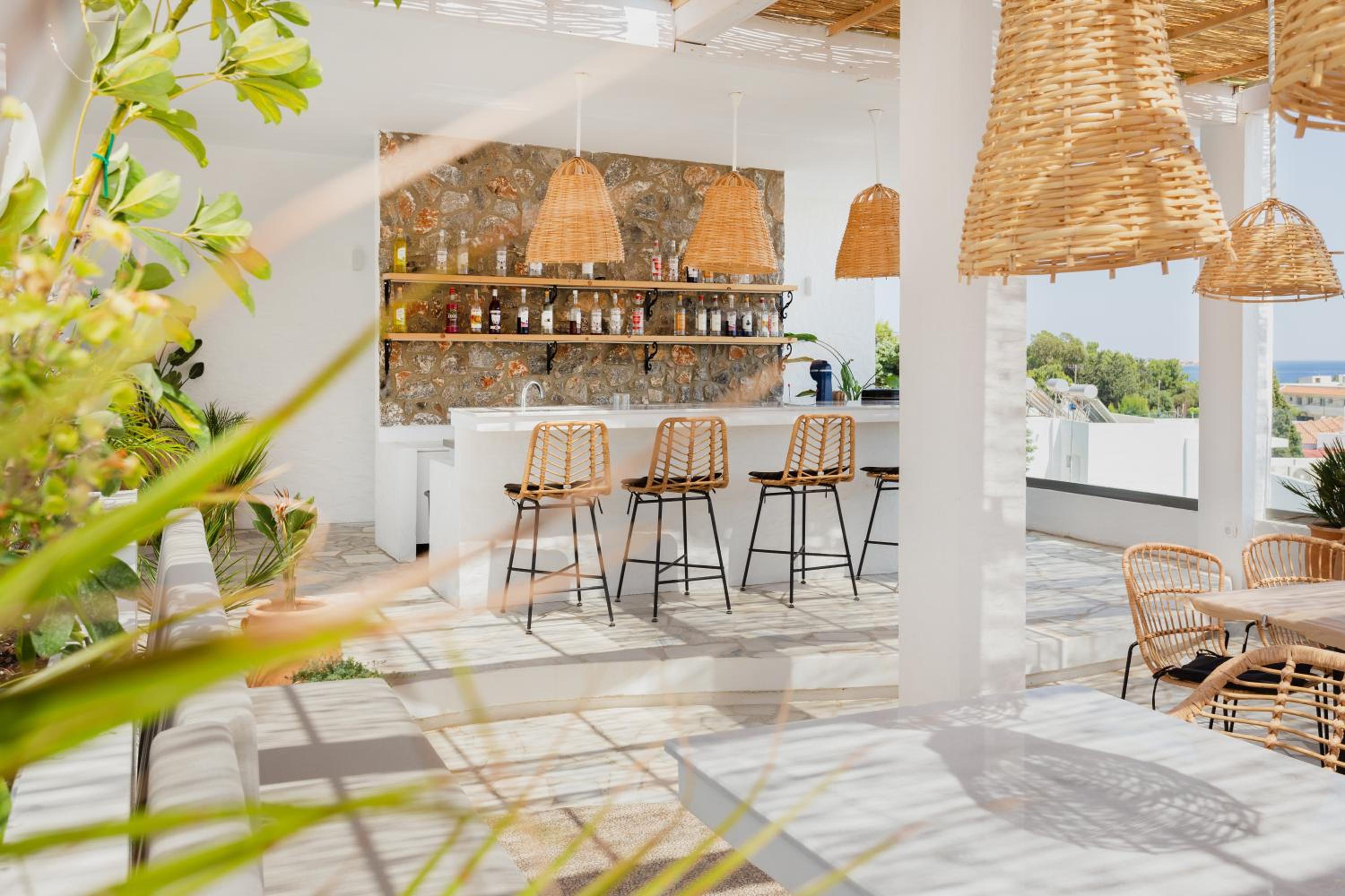 outdoor BBQ area