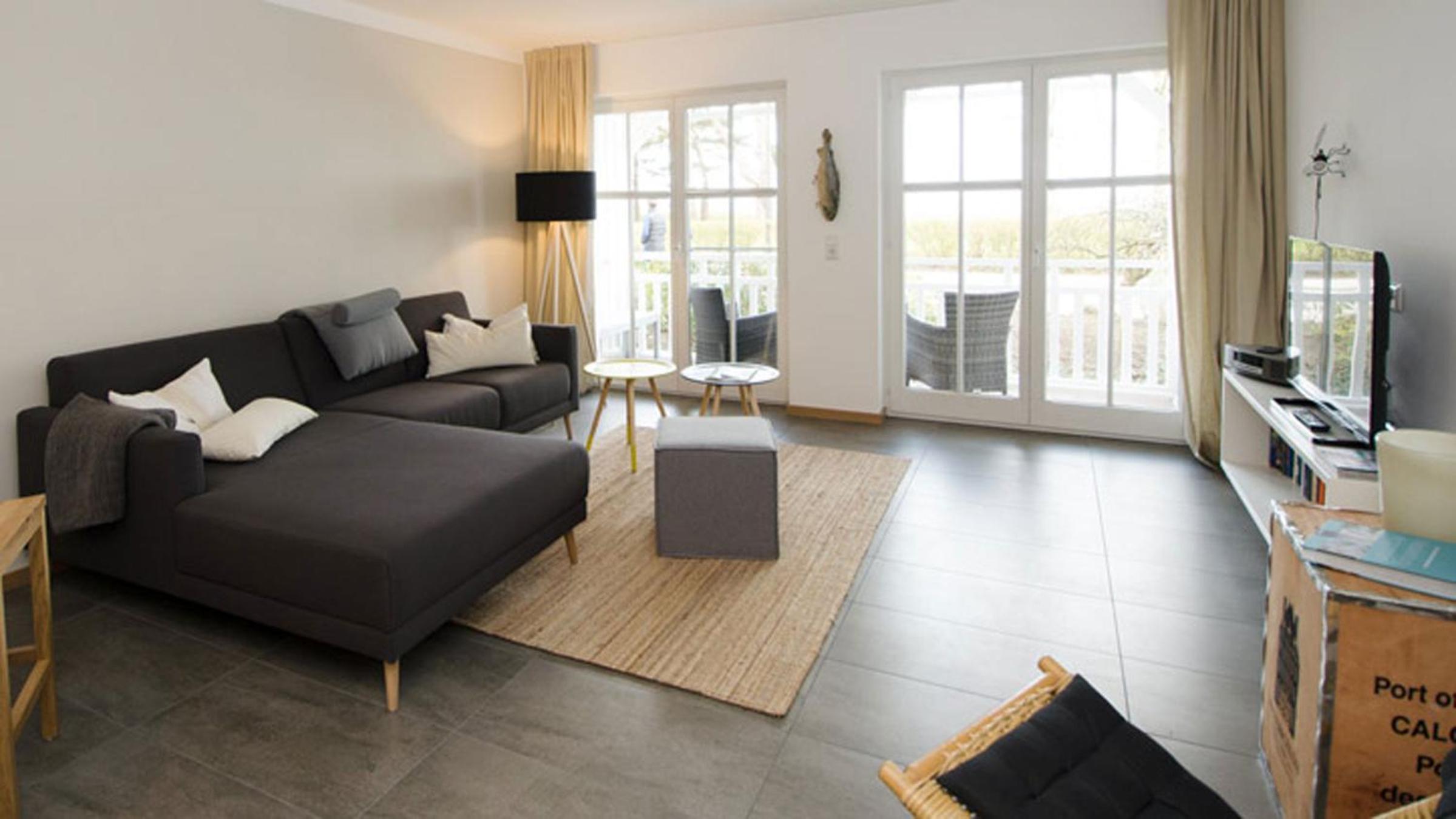 Seeschloss Binz Apartment 7 nur 2 Minuten zum Strand mit Meerblick
