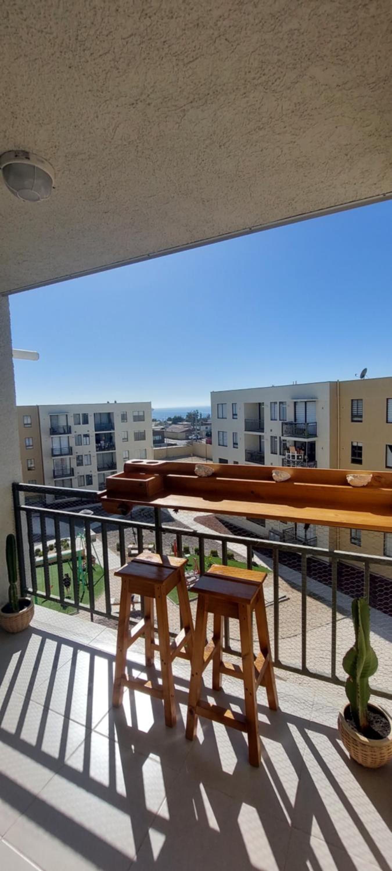 Departamento full equipado con vista al mar