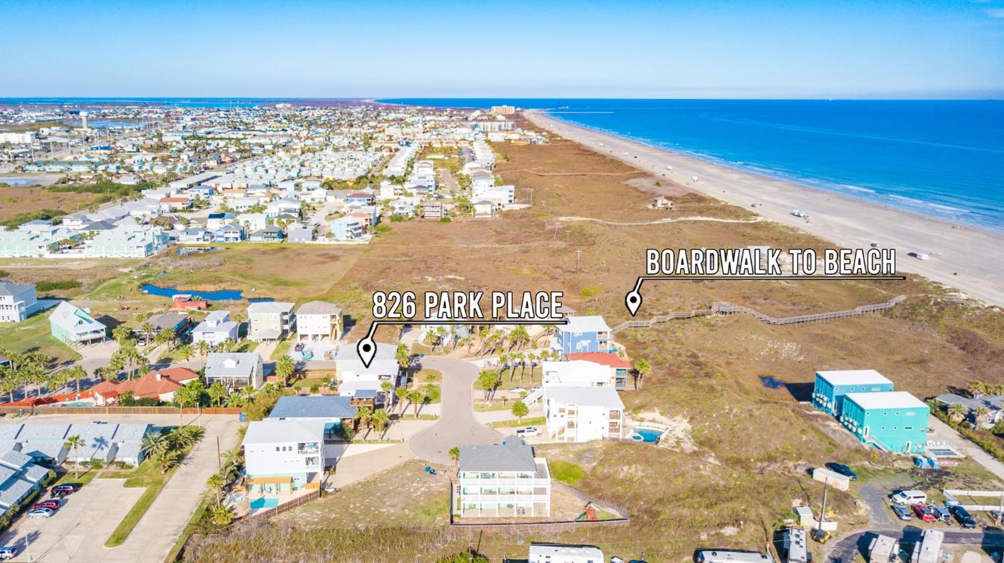 Gone Coastal! Beachfront home across from Boardwalk to the beach! view 5