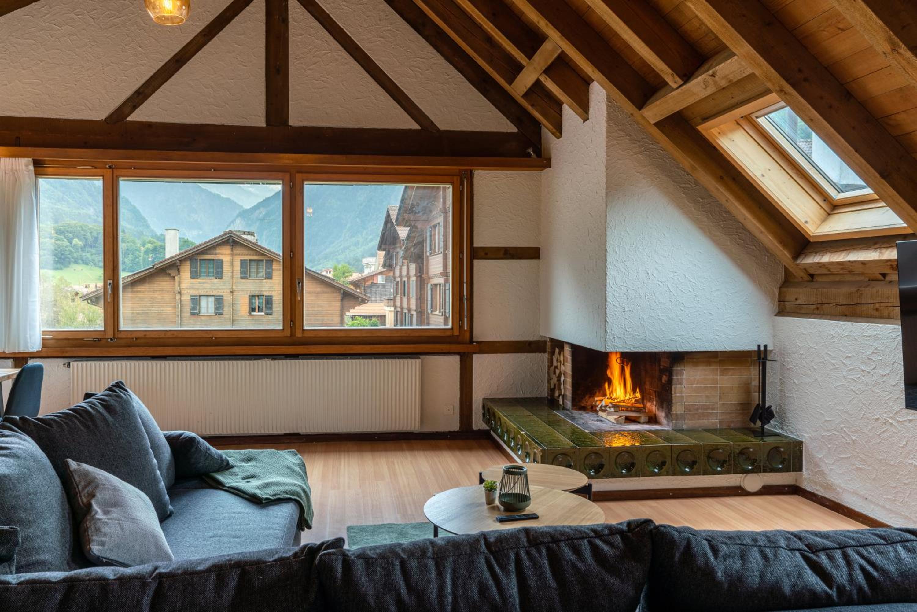 Jungfrau-View Apartment, terrace & free parking