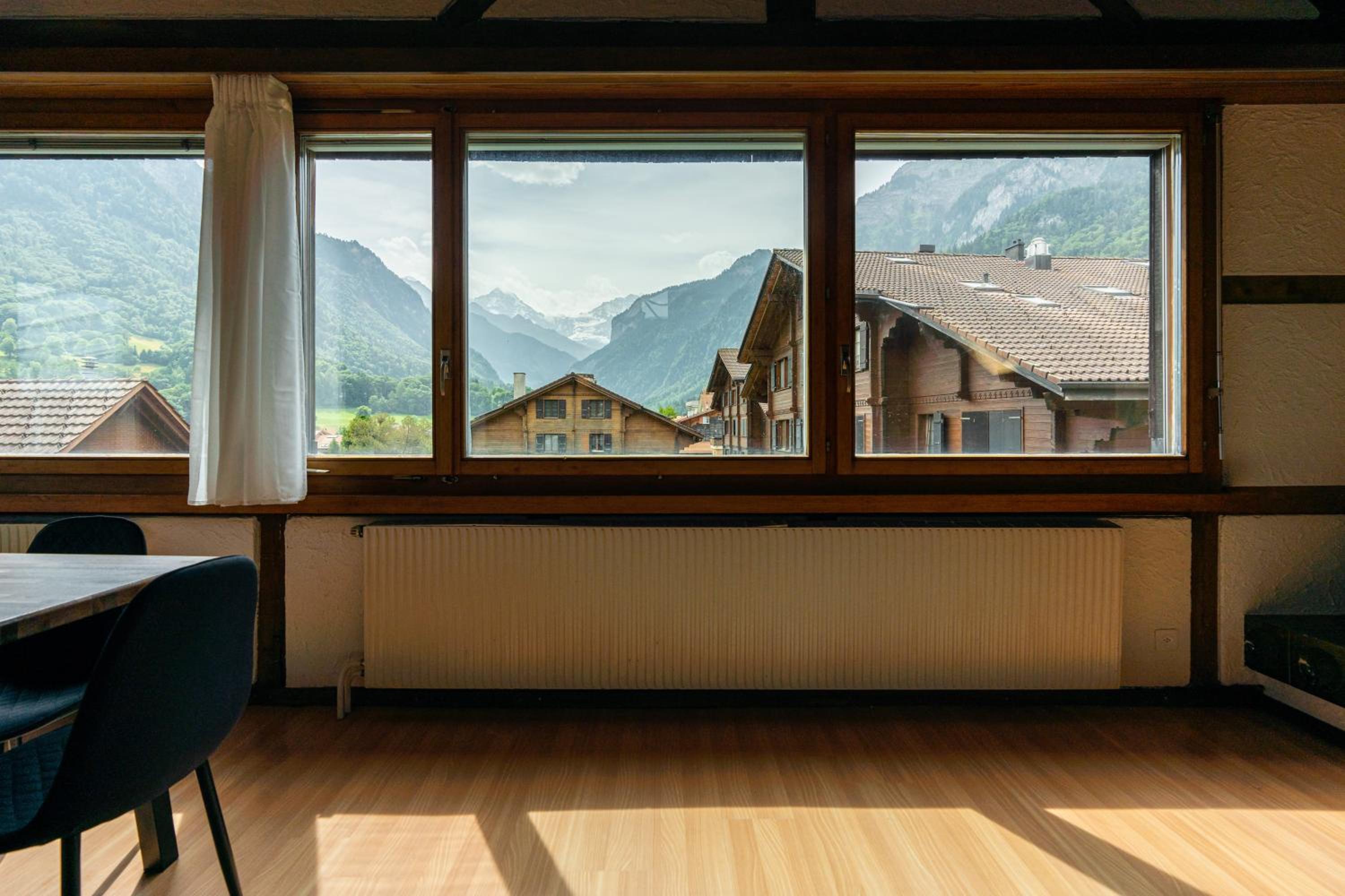 Jungfrau-View Apartment, terrace & free parking