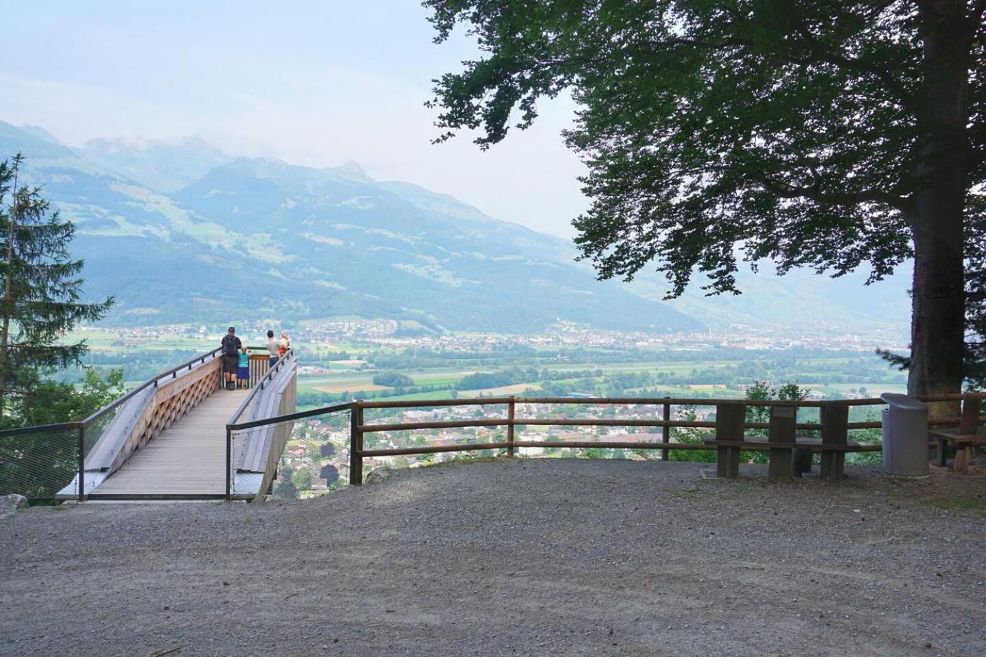 HERZLI-CHALET über dem Rheintal mit Schlossblick
