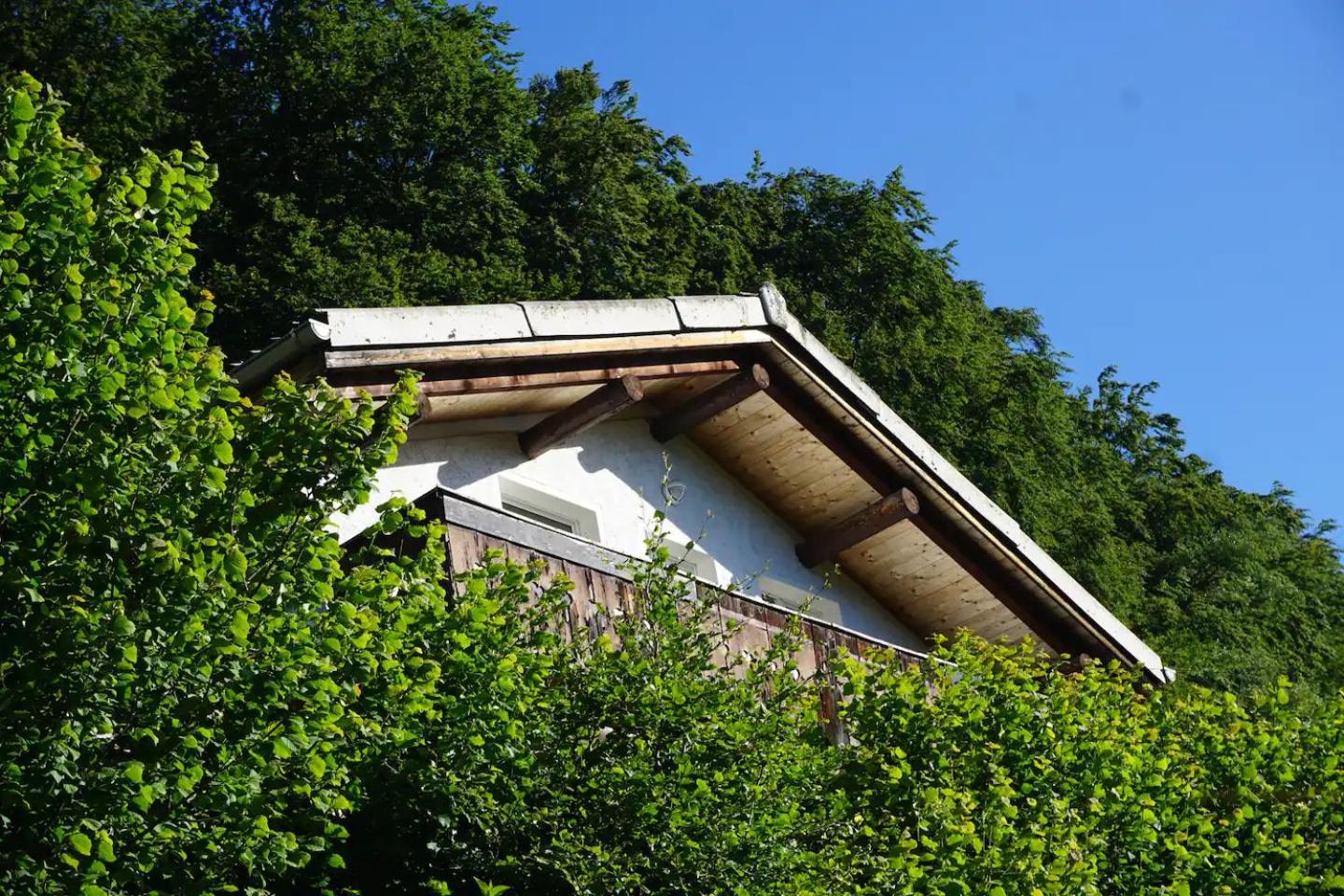 HERZLI-CHALET über dem Rheintal mit Schlossblick
