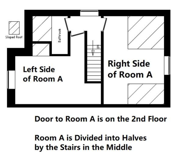 Quad Room with Private Bathroom 536A-Two Bedrooms