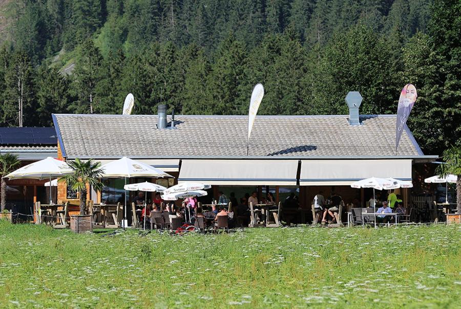 outdoor BBQ area