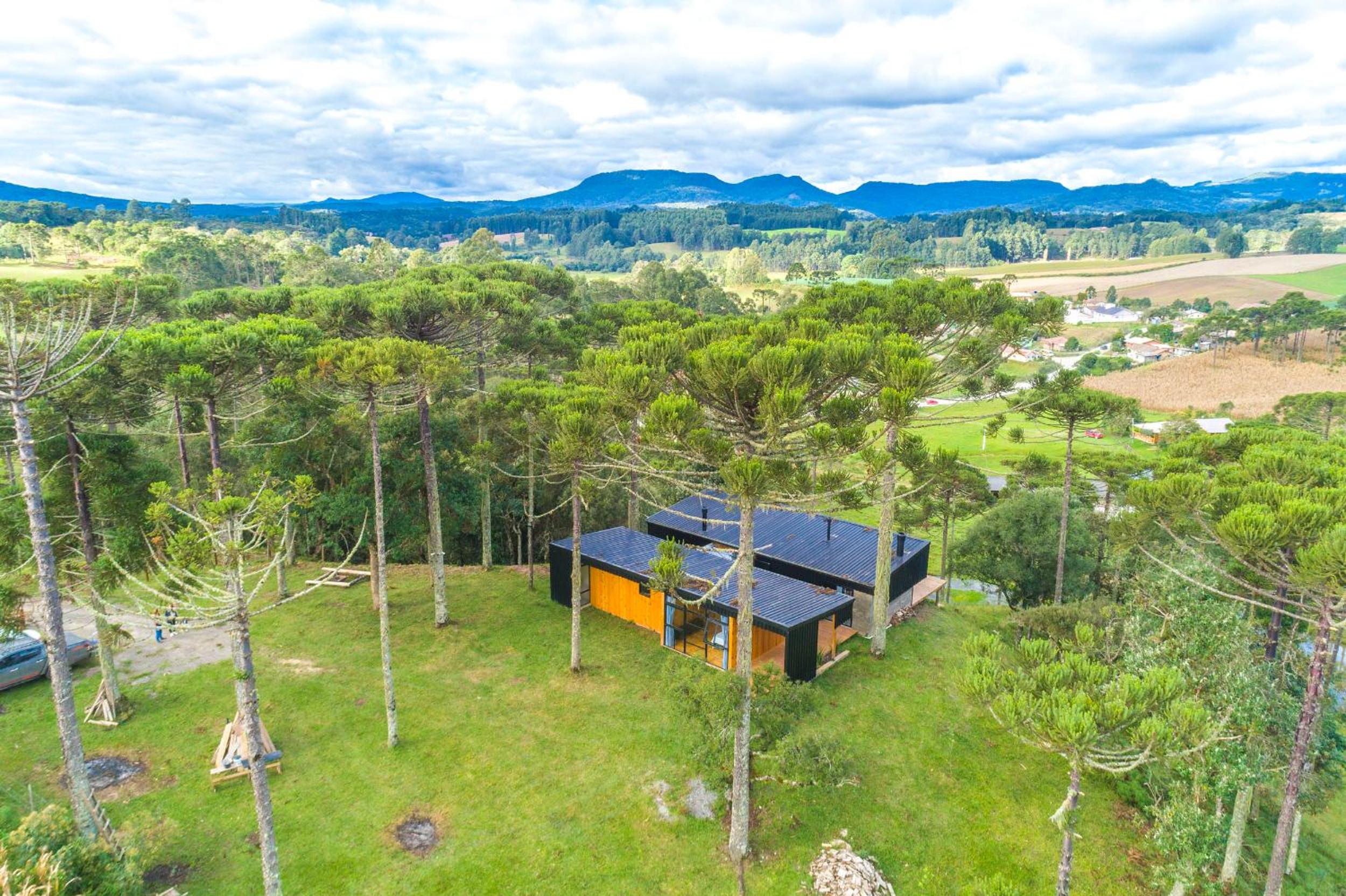 Cabana na Serra Lareira e Vista Deslumbrante
