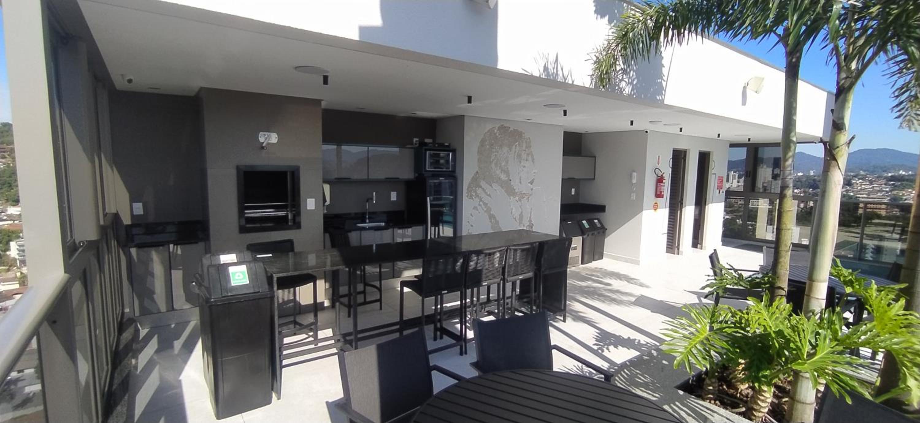 Incrível Apartamento loft a 800 metros da Vila Germânica da Ocktoberfest