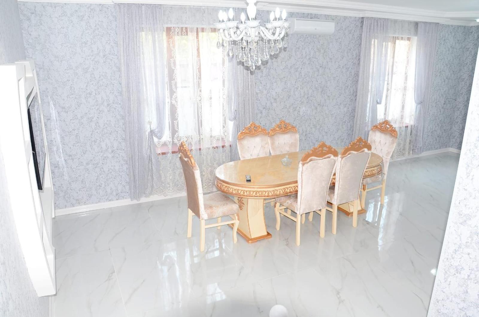 White villa with pool