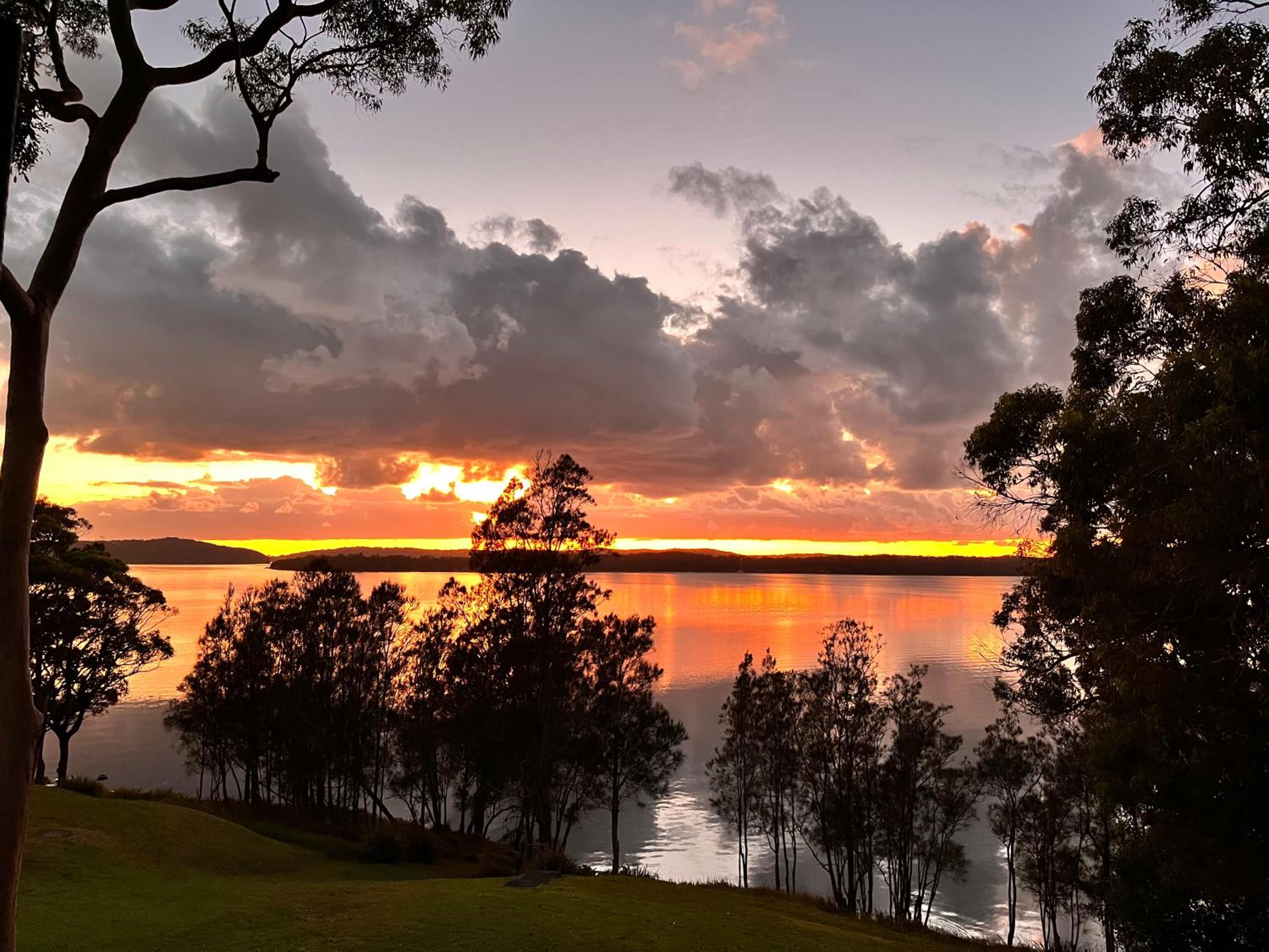 SilverWaters Waterfront Accommodation Lake Macquarie view 2