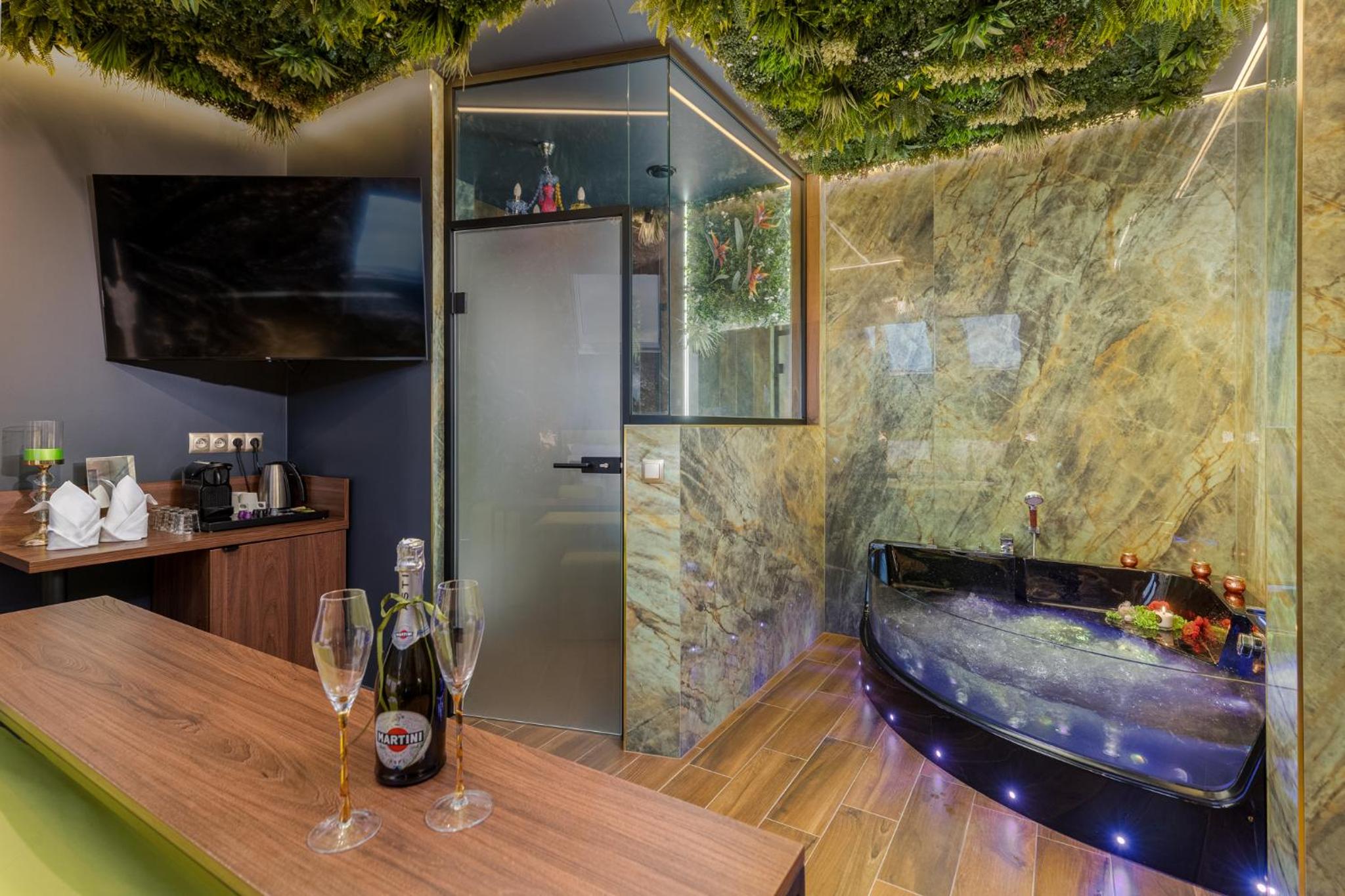outdoor BBQ area