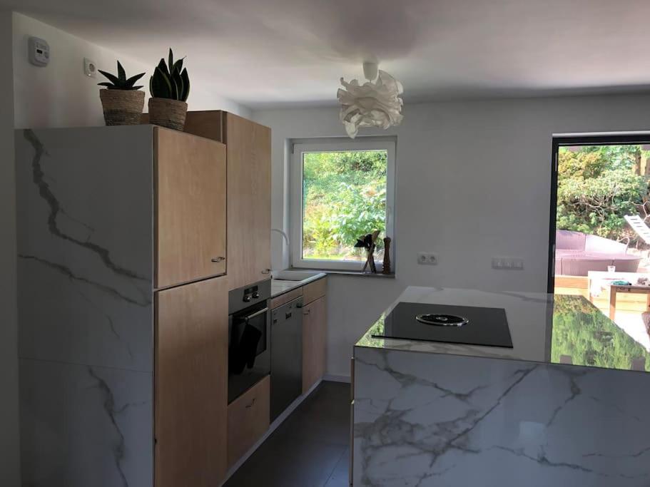 Helle große Wohnung mit grandiosem Ausblick, Terrasse und Balkon