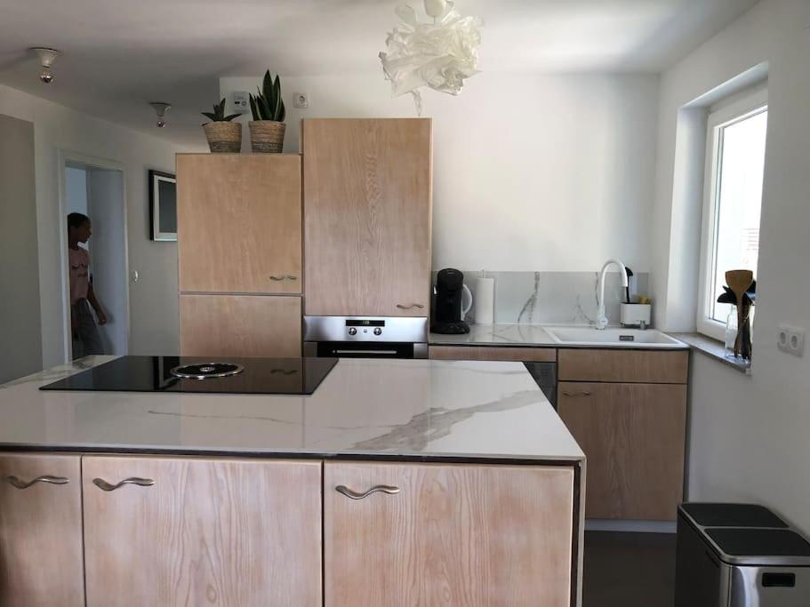 Helle große Wohnung mit grandiosem Ausblick, Terrasse und Balkon