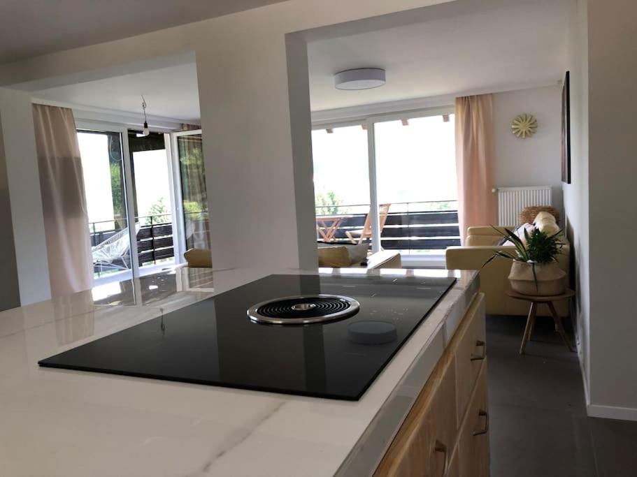 Helle große Wohnung mit grandiosem Ausblick, Terrasse und Balkon