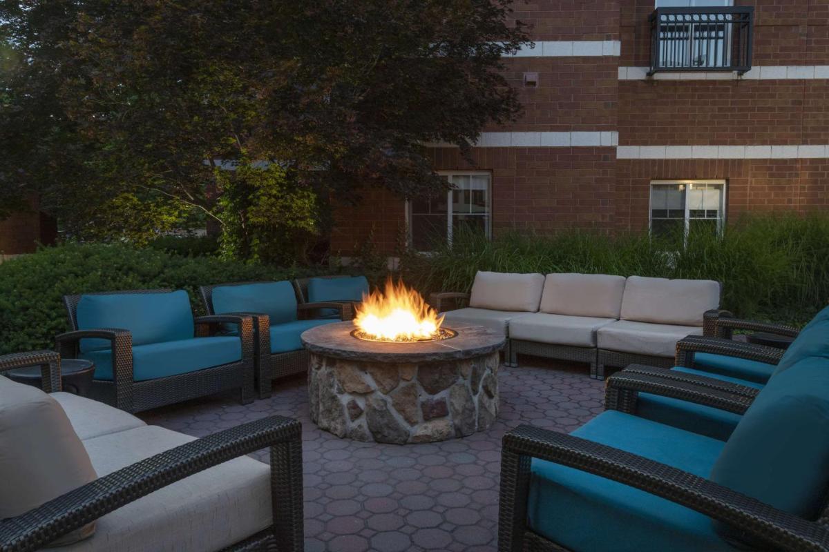 outdoor BBQ area