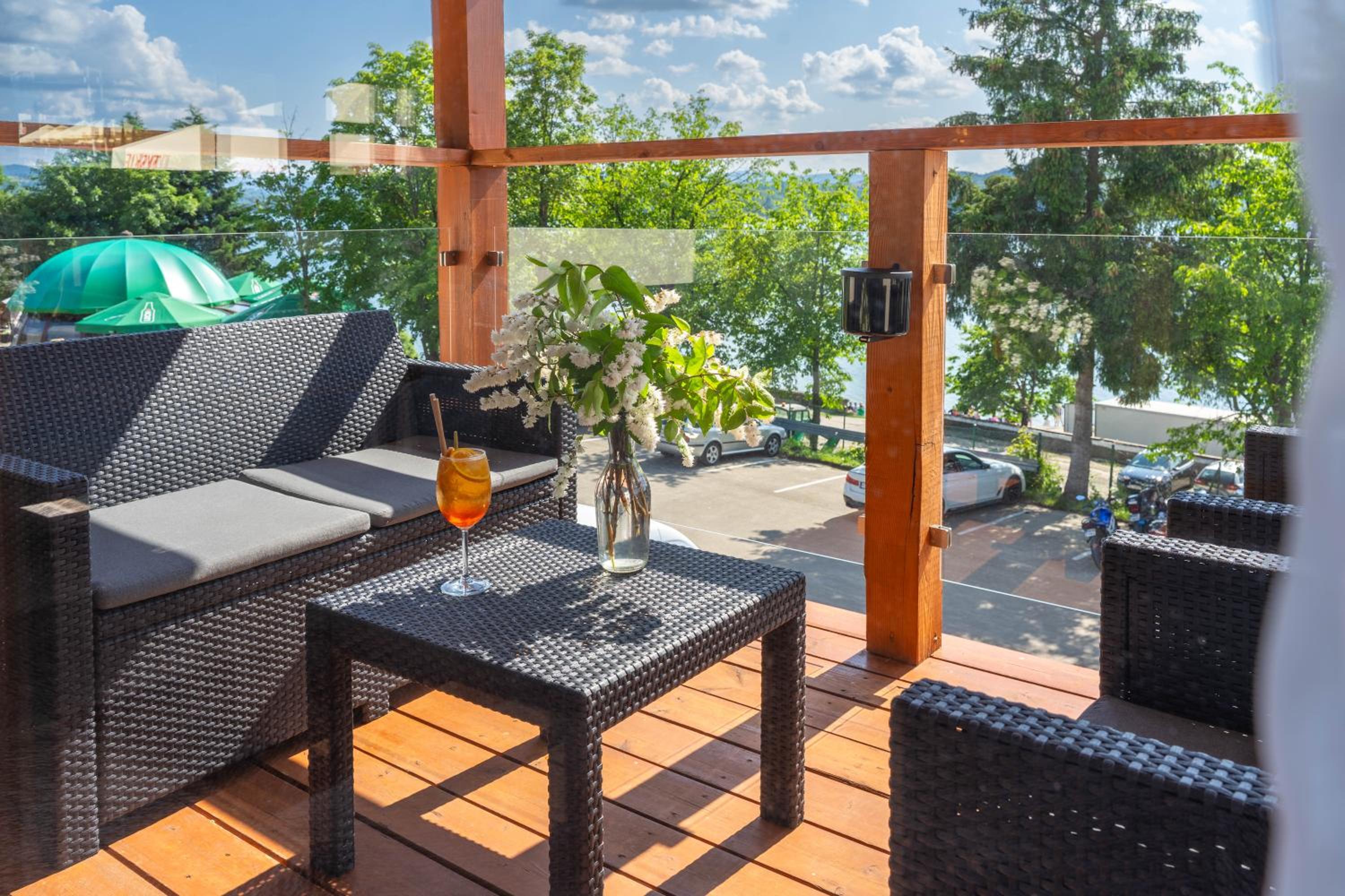 outdoor BBQ area