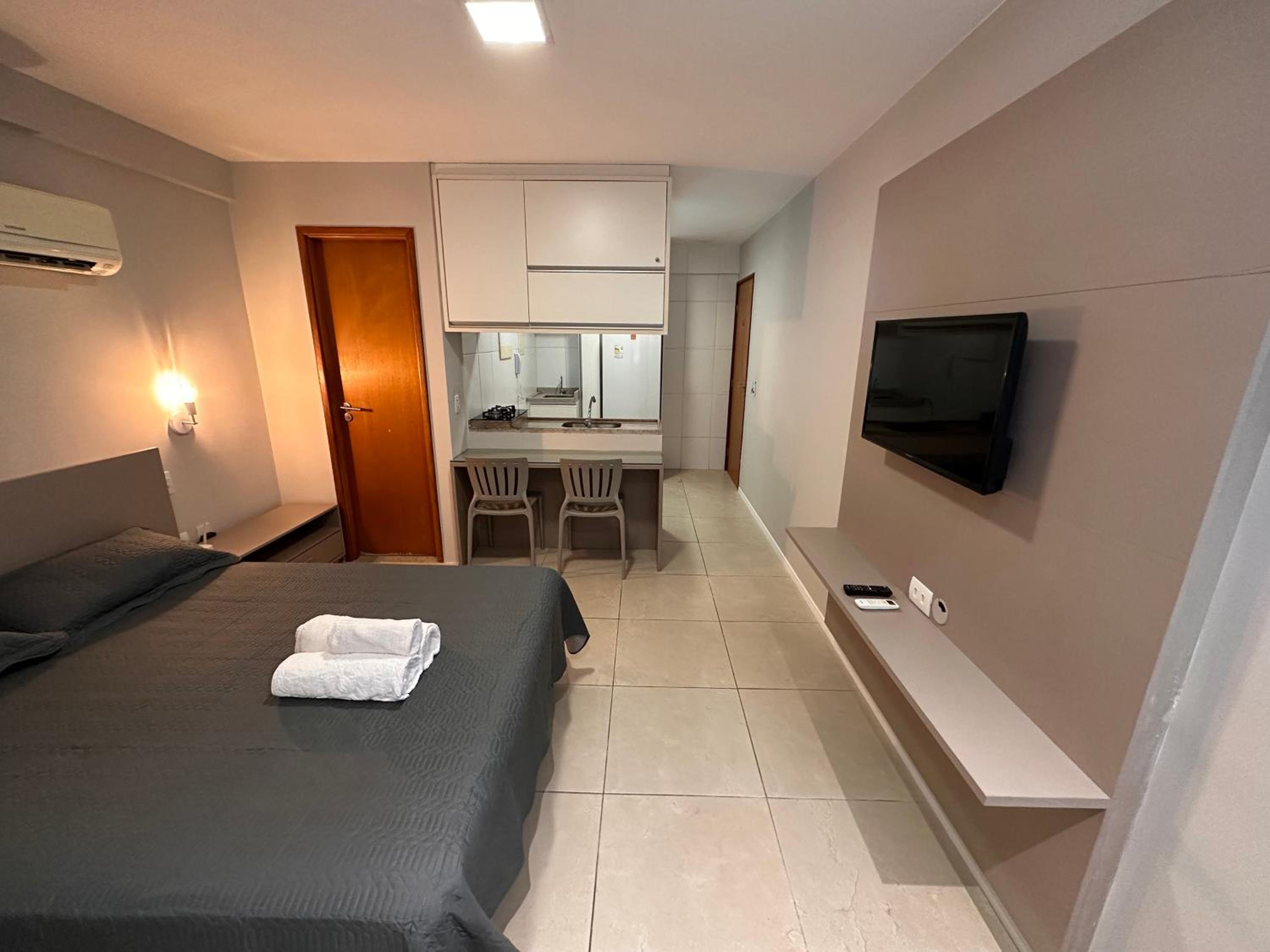 Flat localizado a 200m Shopping Recife, bem Perto da Praia de Boa Viagem e com Wi-Fi 400Mbps