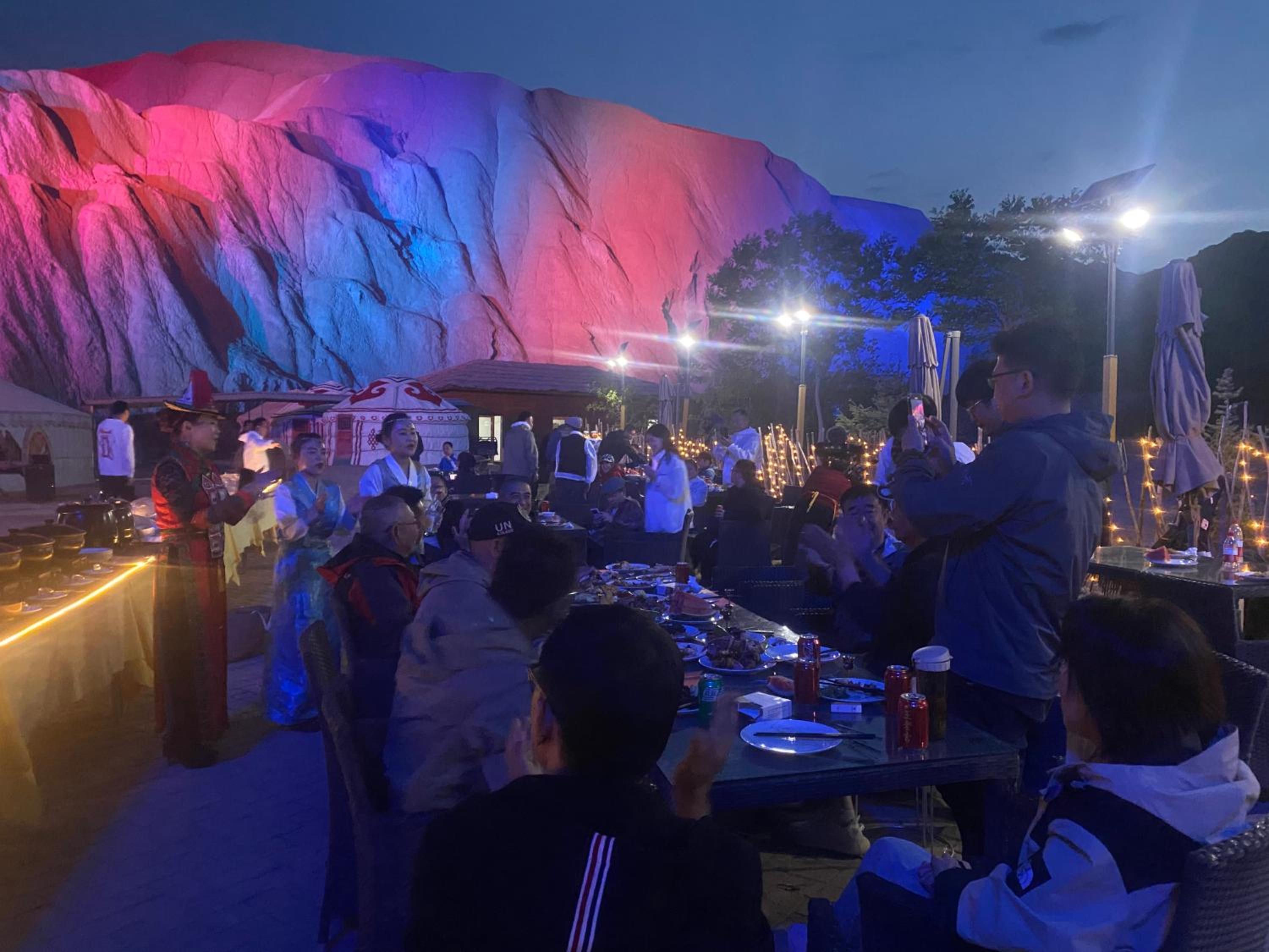 KaoShan Tent Zhangye view 4