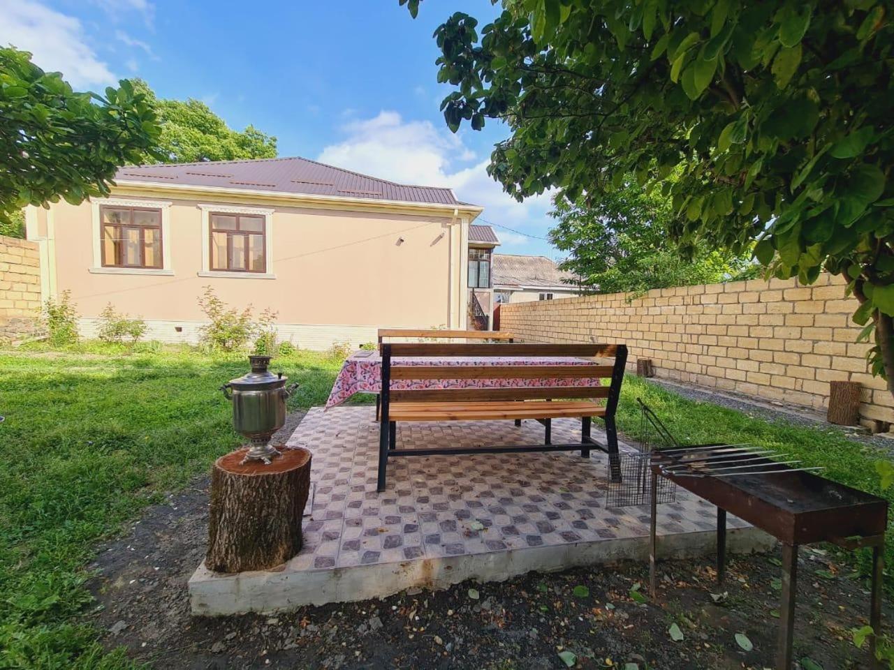 Family villa green garden