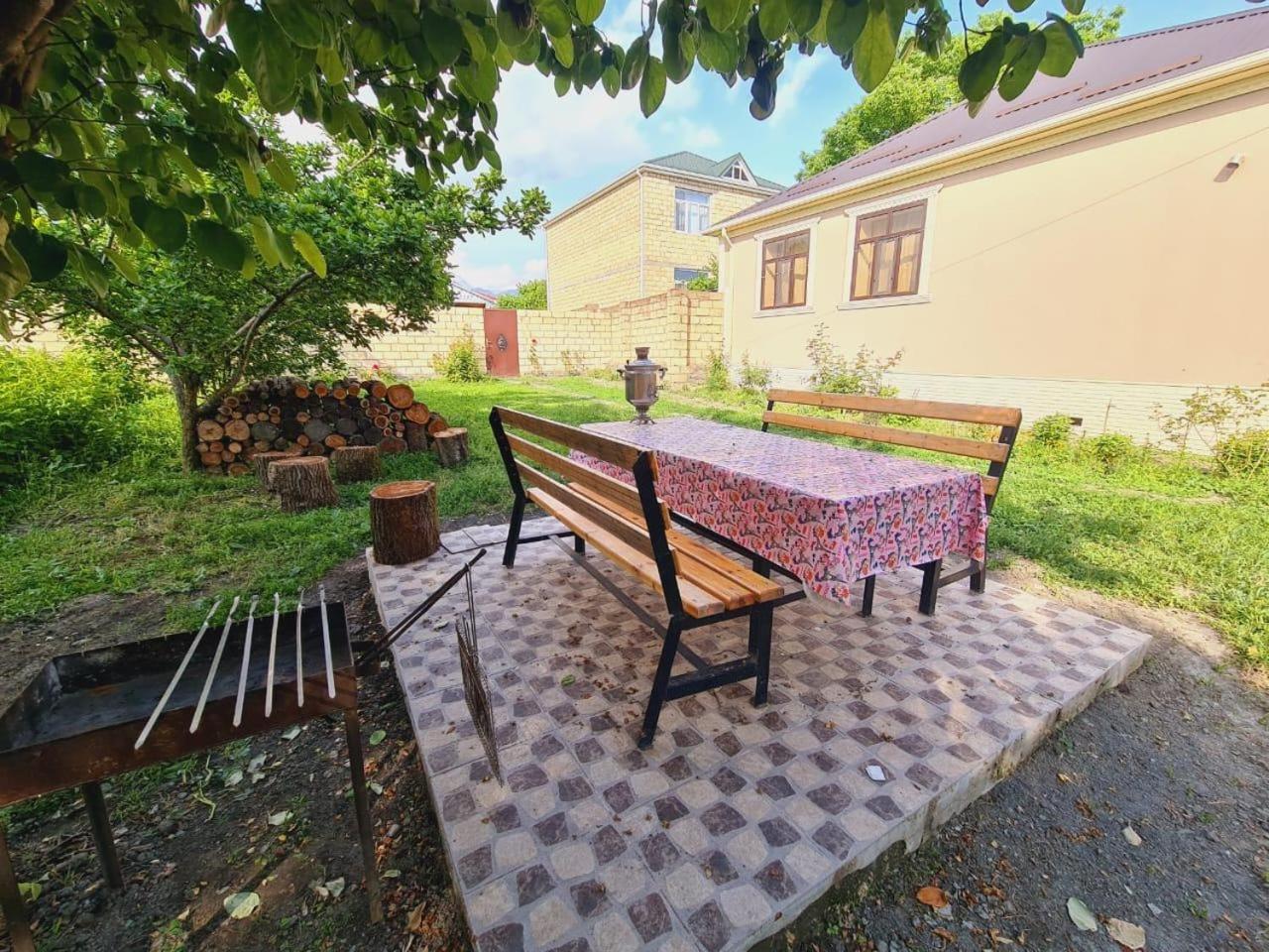 Family villa green garden