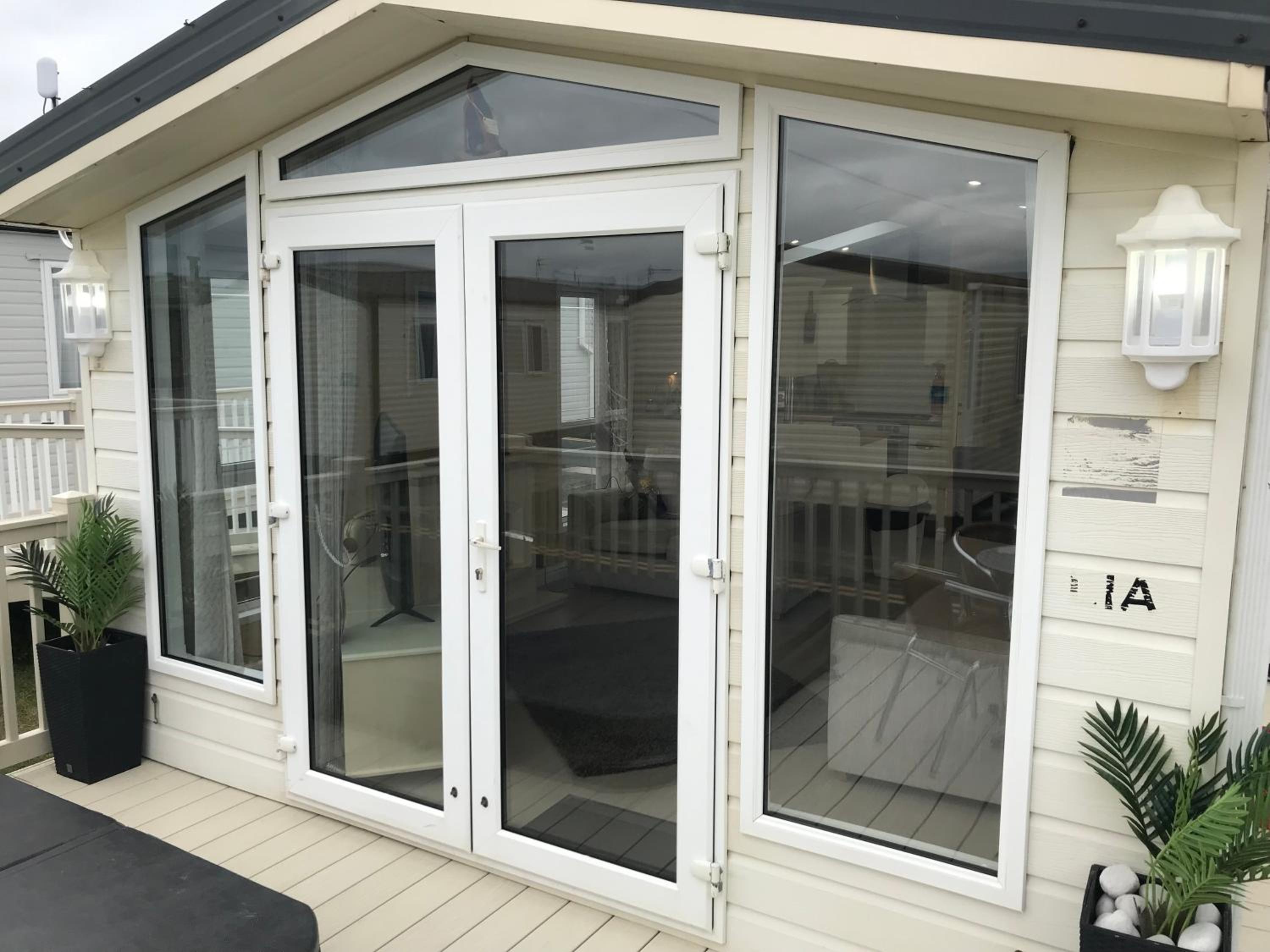 Hot Tub Accommodation North Wales Caravan view 4