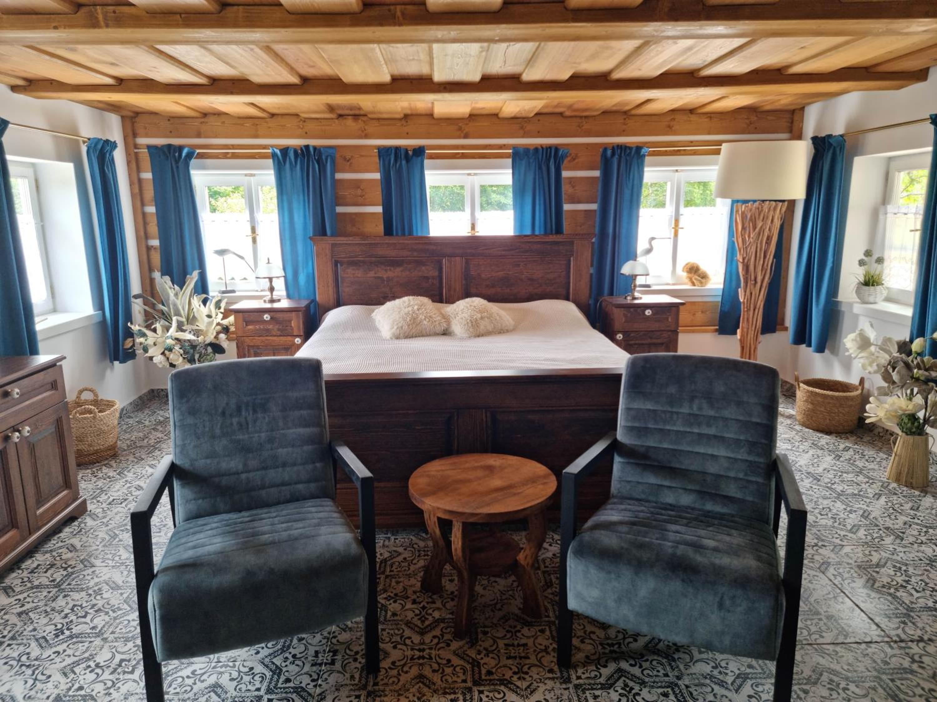 Luxusní apartmán s krbem - Kunratické Švýcarsko