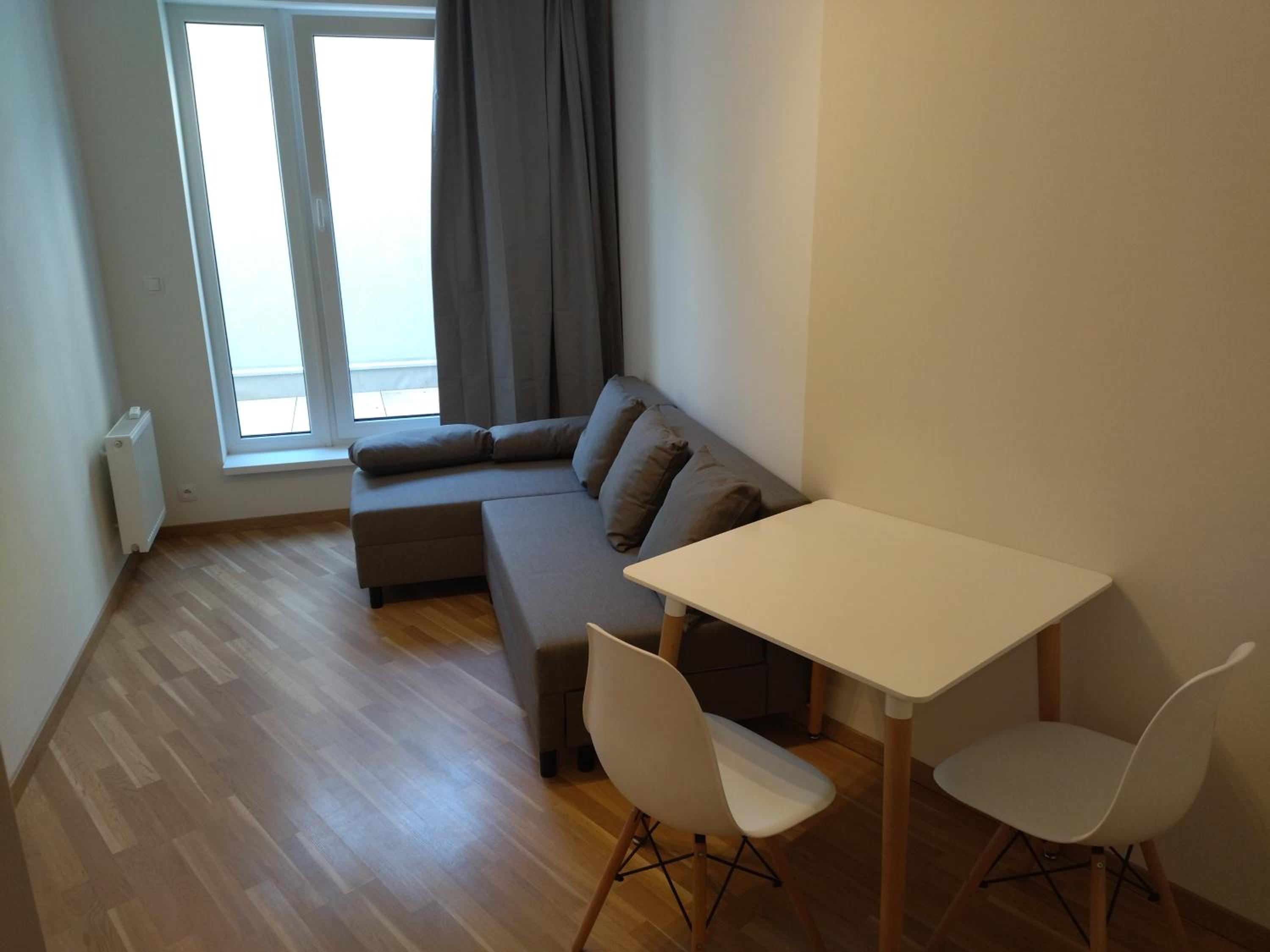 Brand new two room apartment #34 with free secure parking in the center