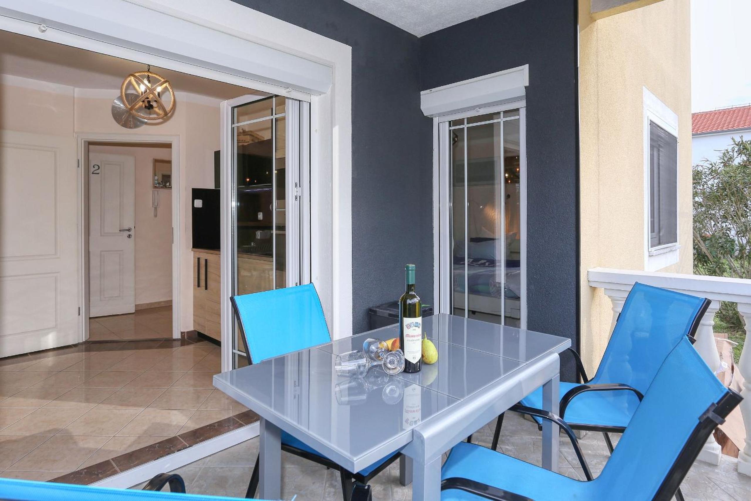 Appartement 2 Zaton beach mit Balkon Hochmodern und in Strandnähe