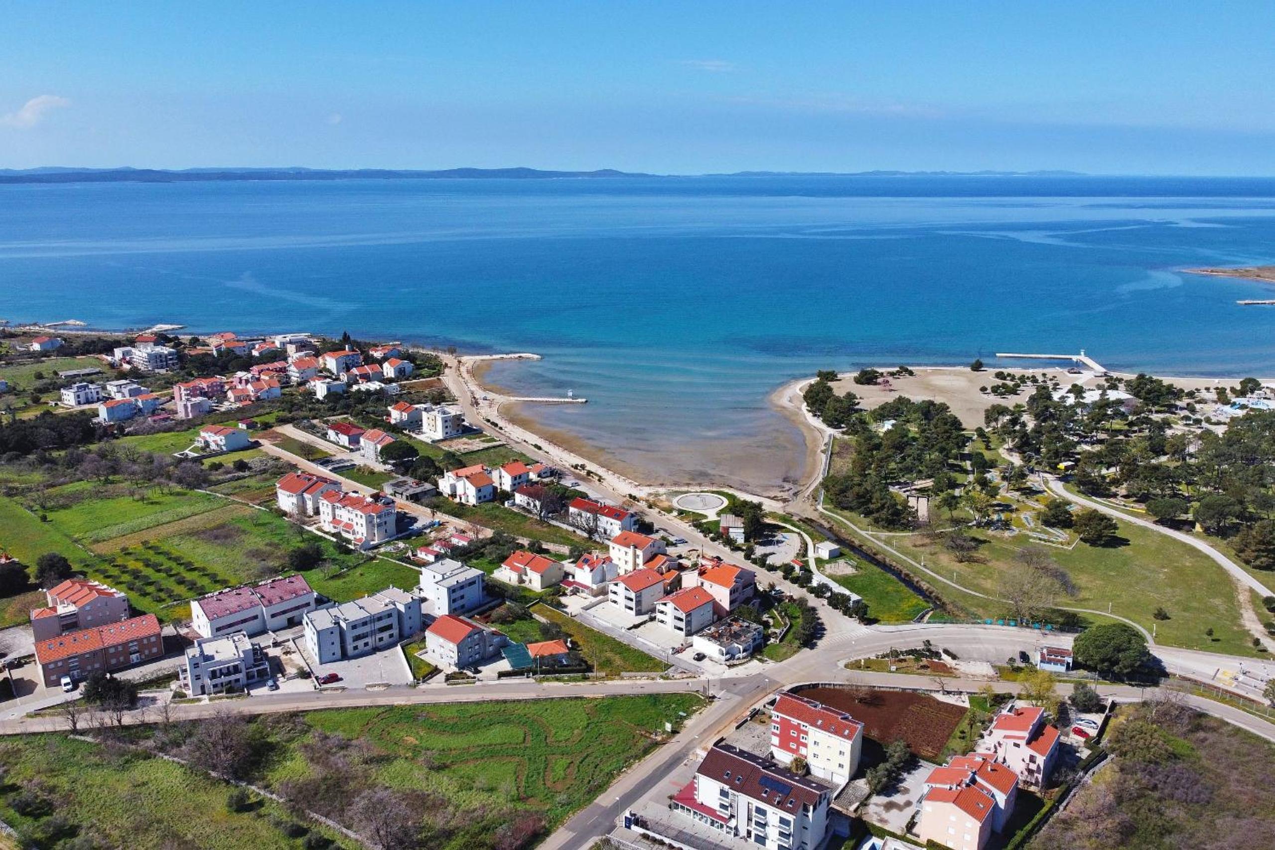 Appartement 2 Zaton beach mit Balkon Hochmodern und in Strandnähe