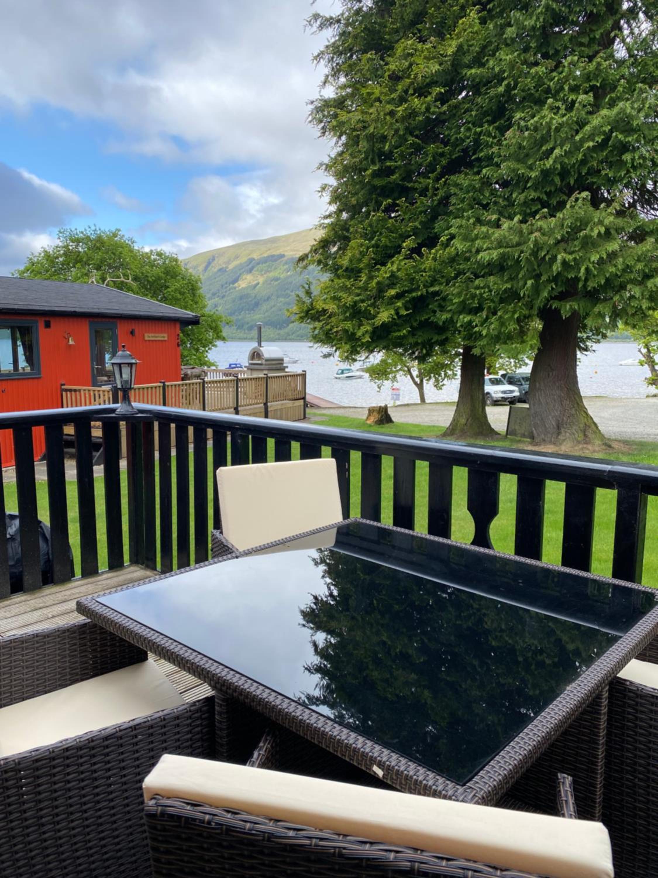 Cozy Loch Lomond Lodge 27, Rowardennan view 5