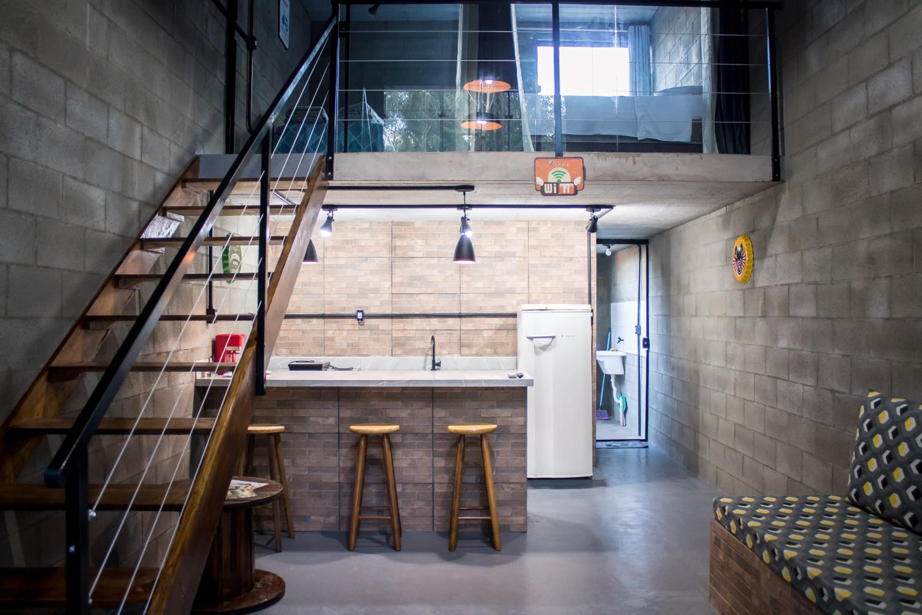 Loft com vista para mata!