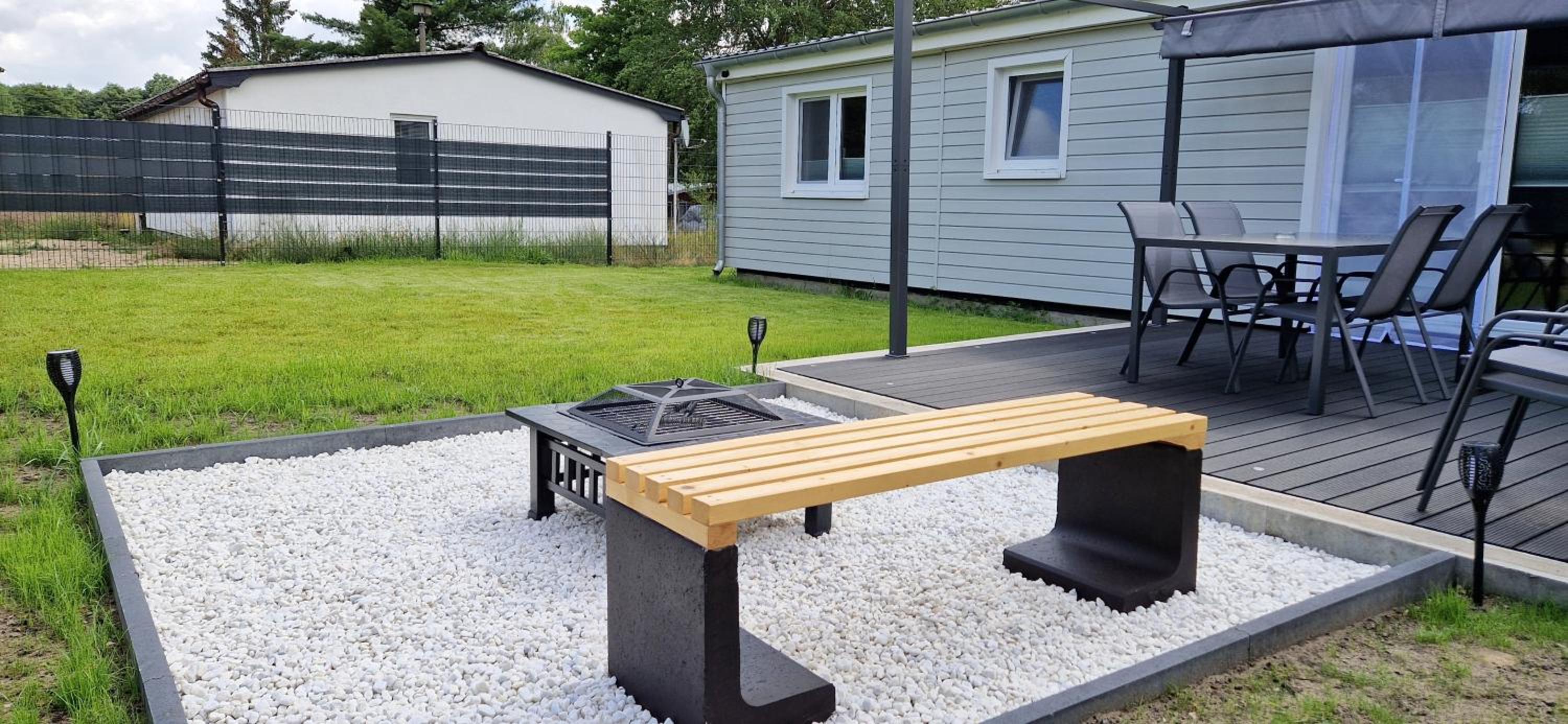 Ferienhaus Seeoase - 70qm - Kamin -Terrassen - Parkplatz - Badestelle fußläufig