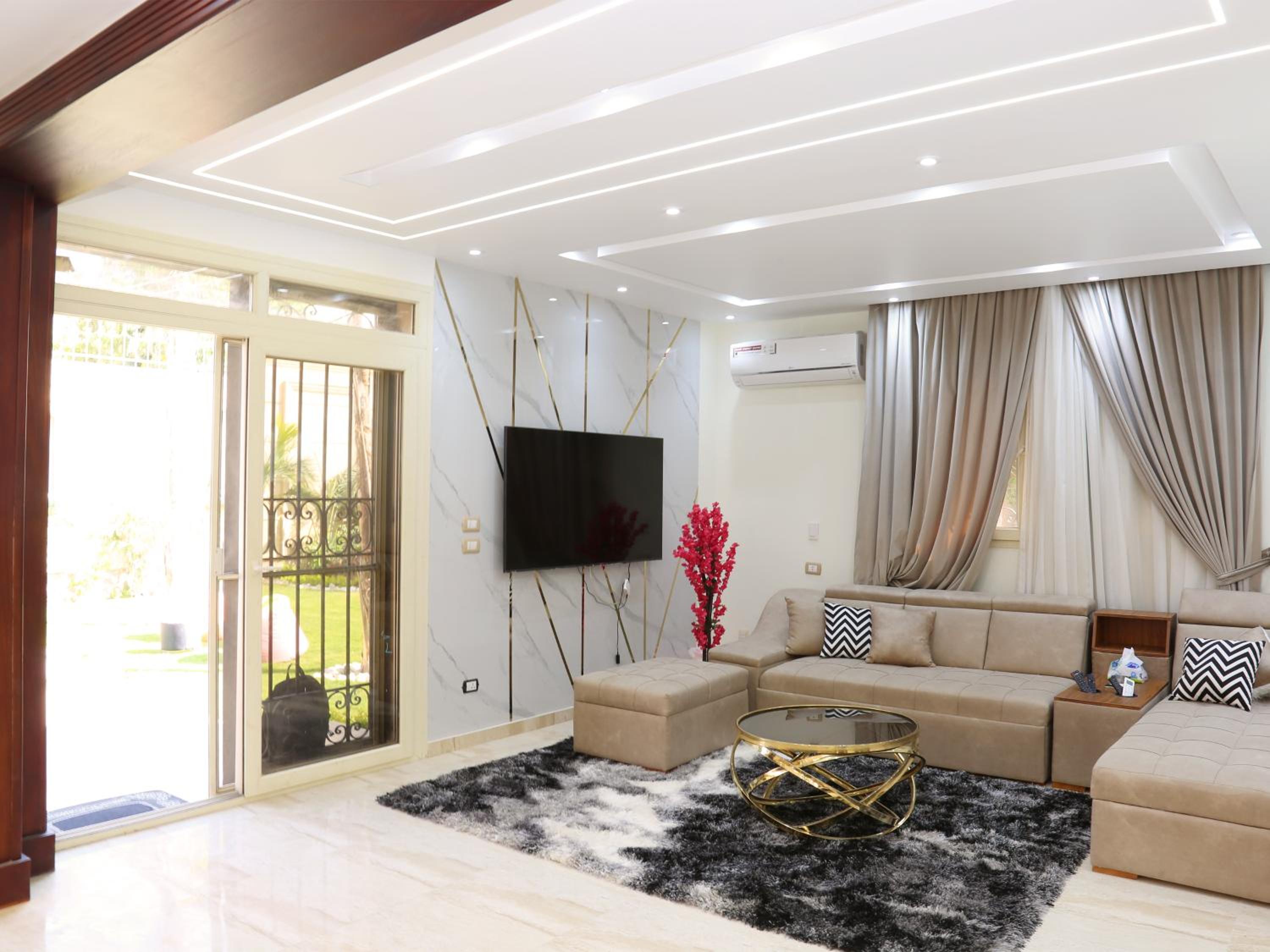 Royal Mansion with private pool in sheikh zayed Compound families