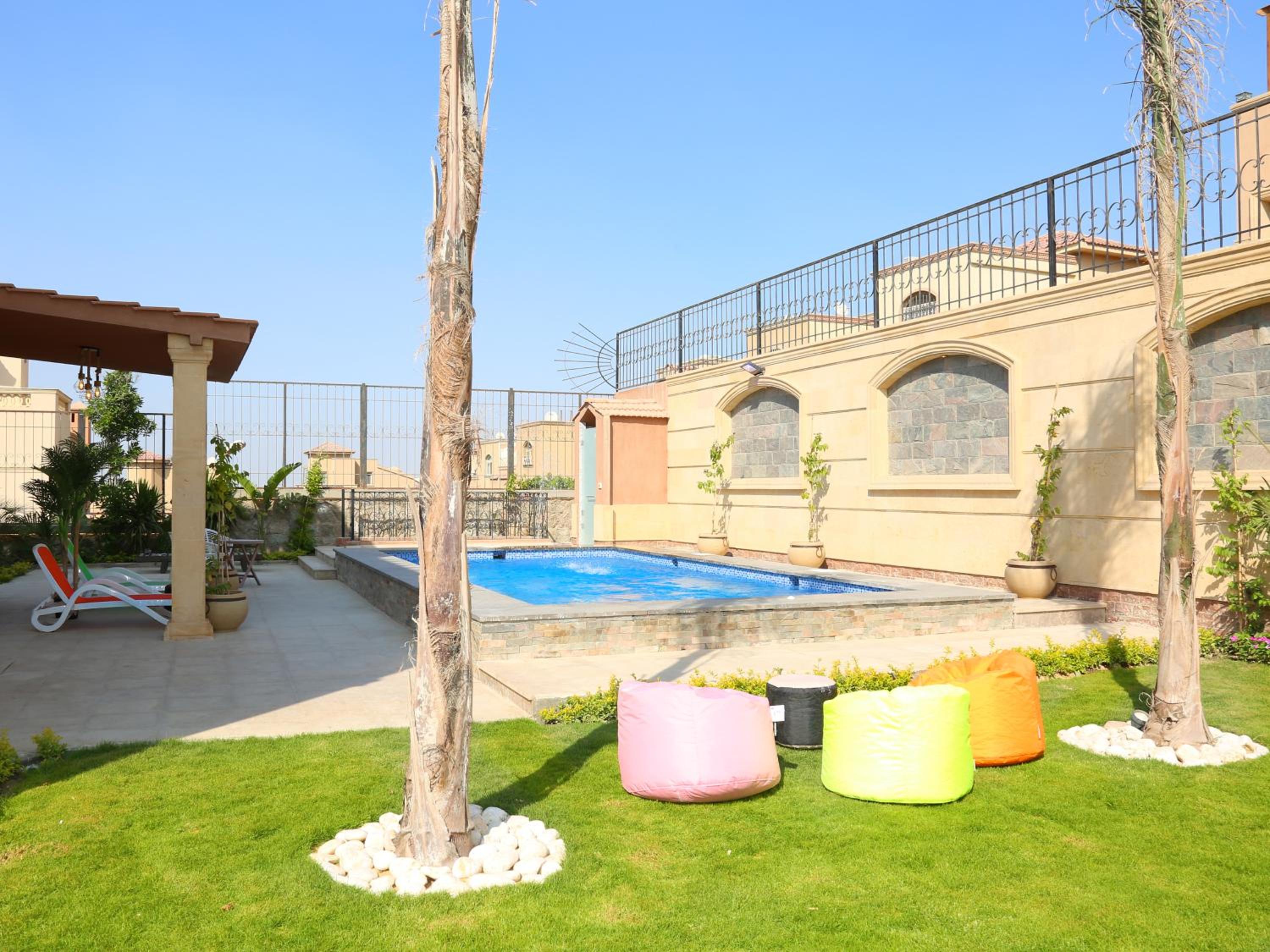 Royal Mansion with private pool in sheikh zayed Compound families