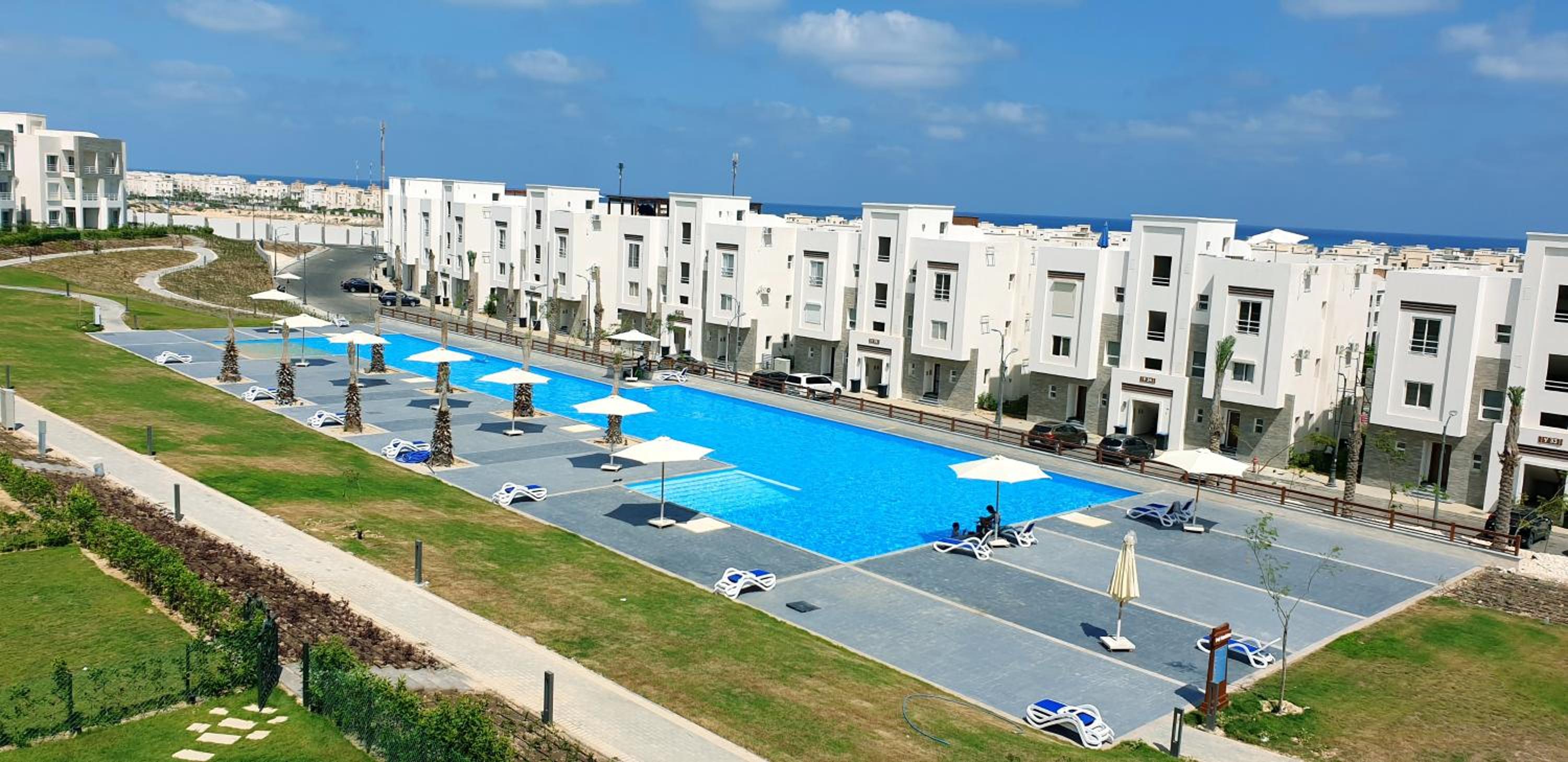 Amwaj North Coast Stylish Holiday Chalet with Roof