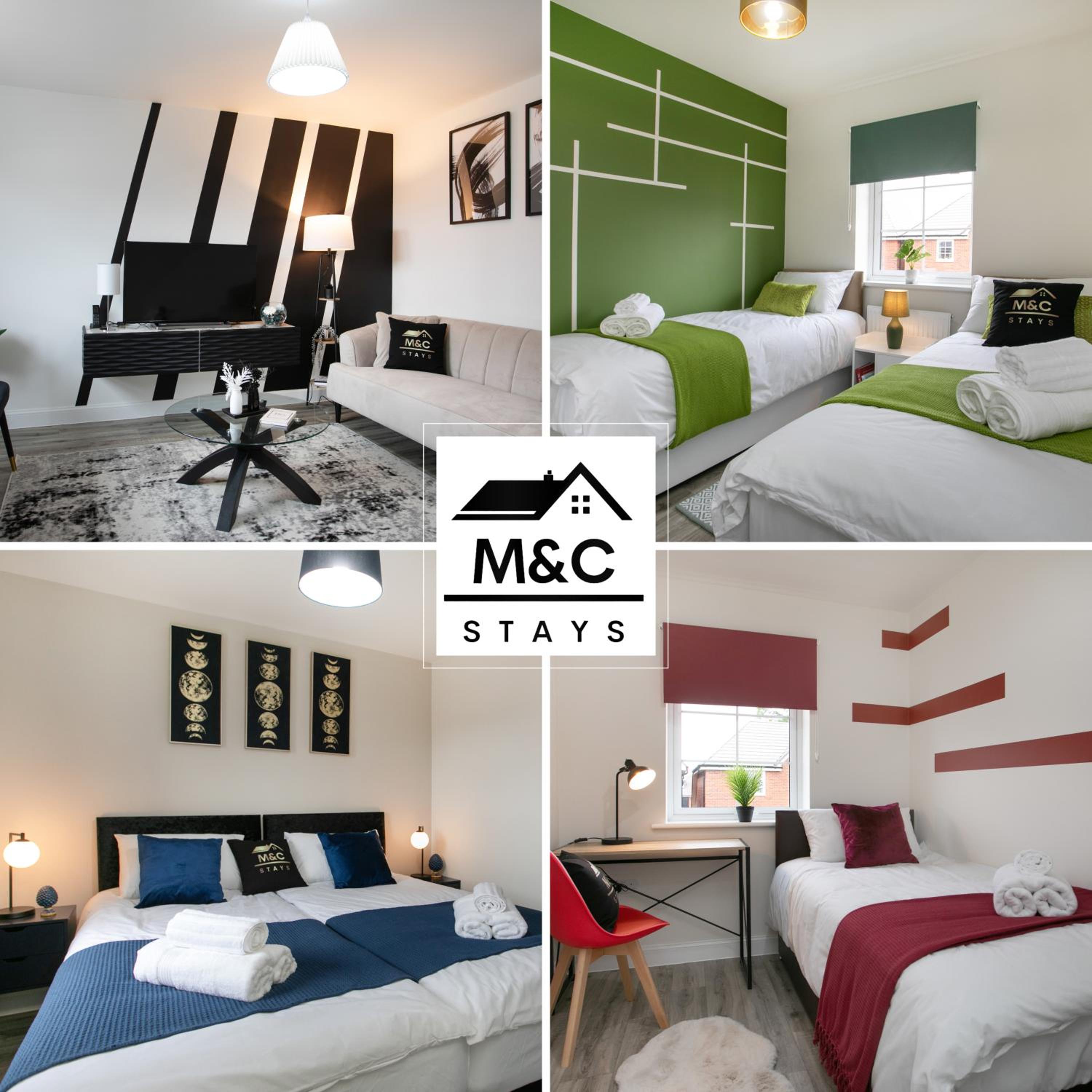 Rugby Modern&3 Bed/5 guest/25%off monthly stays view 3