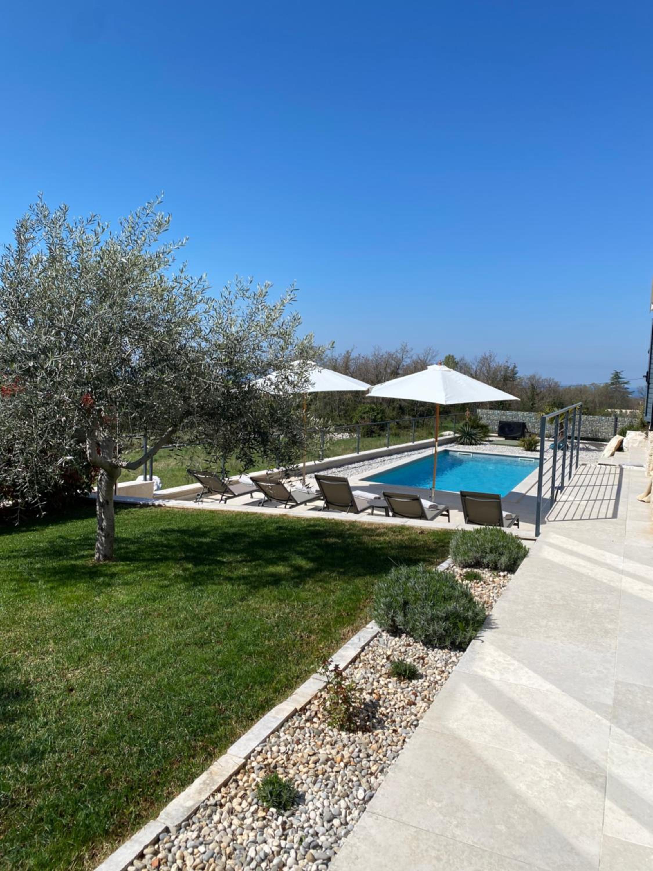Villa Tina Maria with seaview near Porec