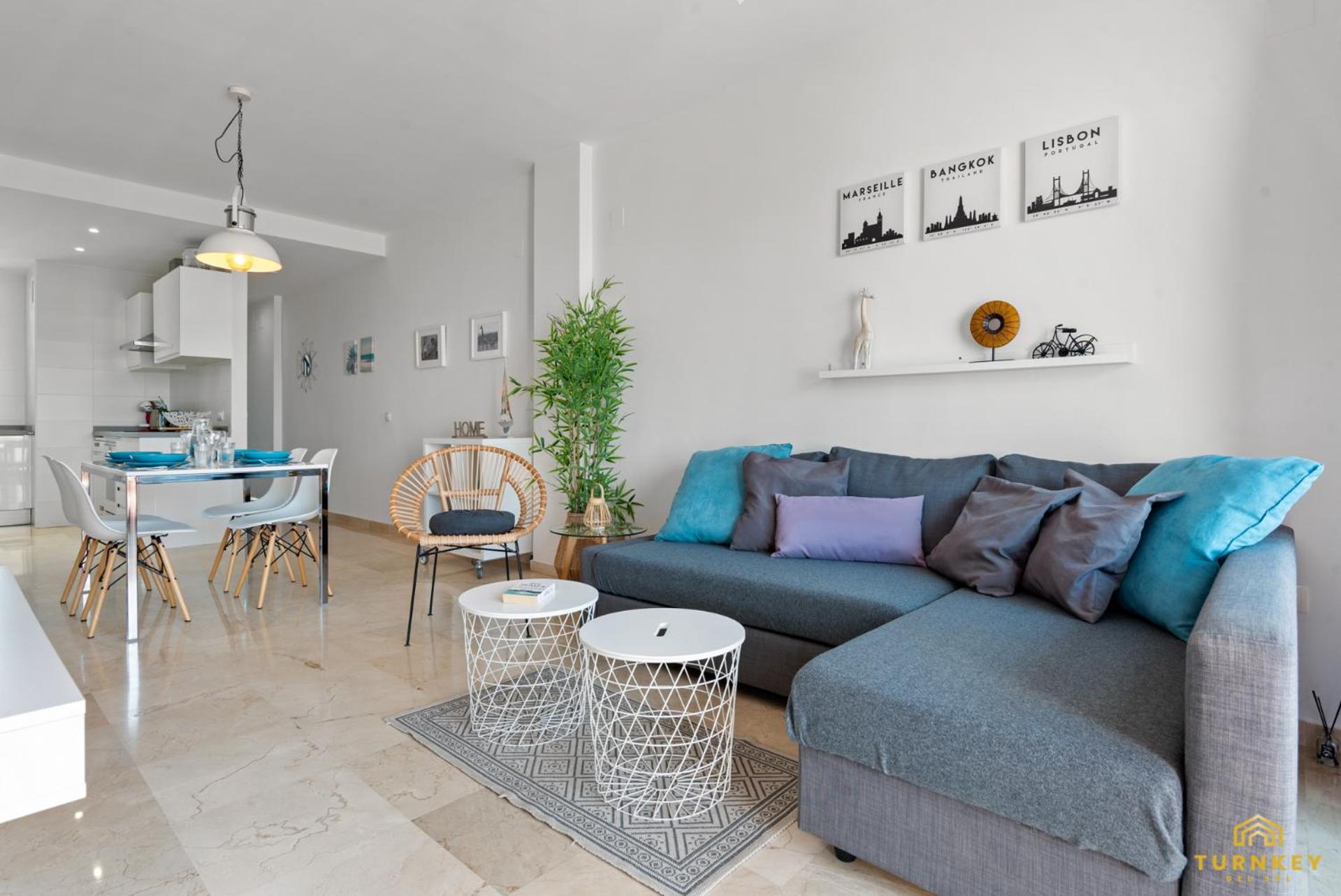 Beautiful penthouse in Casares with rooftop terrace and seaview