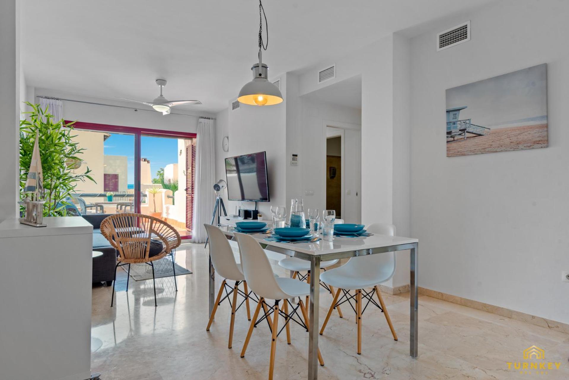 Beautiful penthouse in Casares with rooftop terrace and seaview