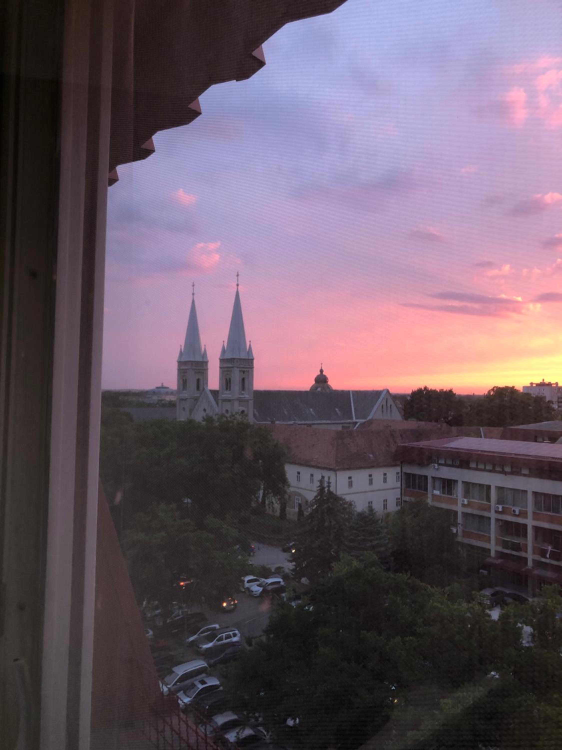 City sunset studio view 2