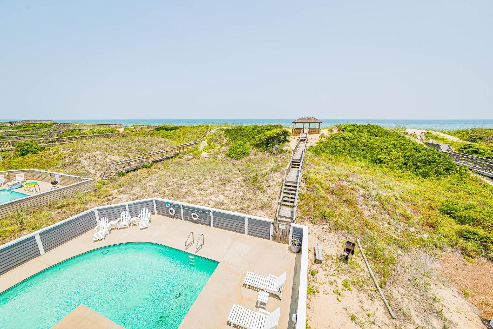 NautiBuoy - Village at Nags Head, Luxury Oceanfront, Elevator, Pool, Hot Tub, Pets OK view 3