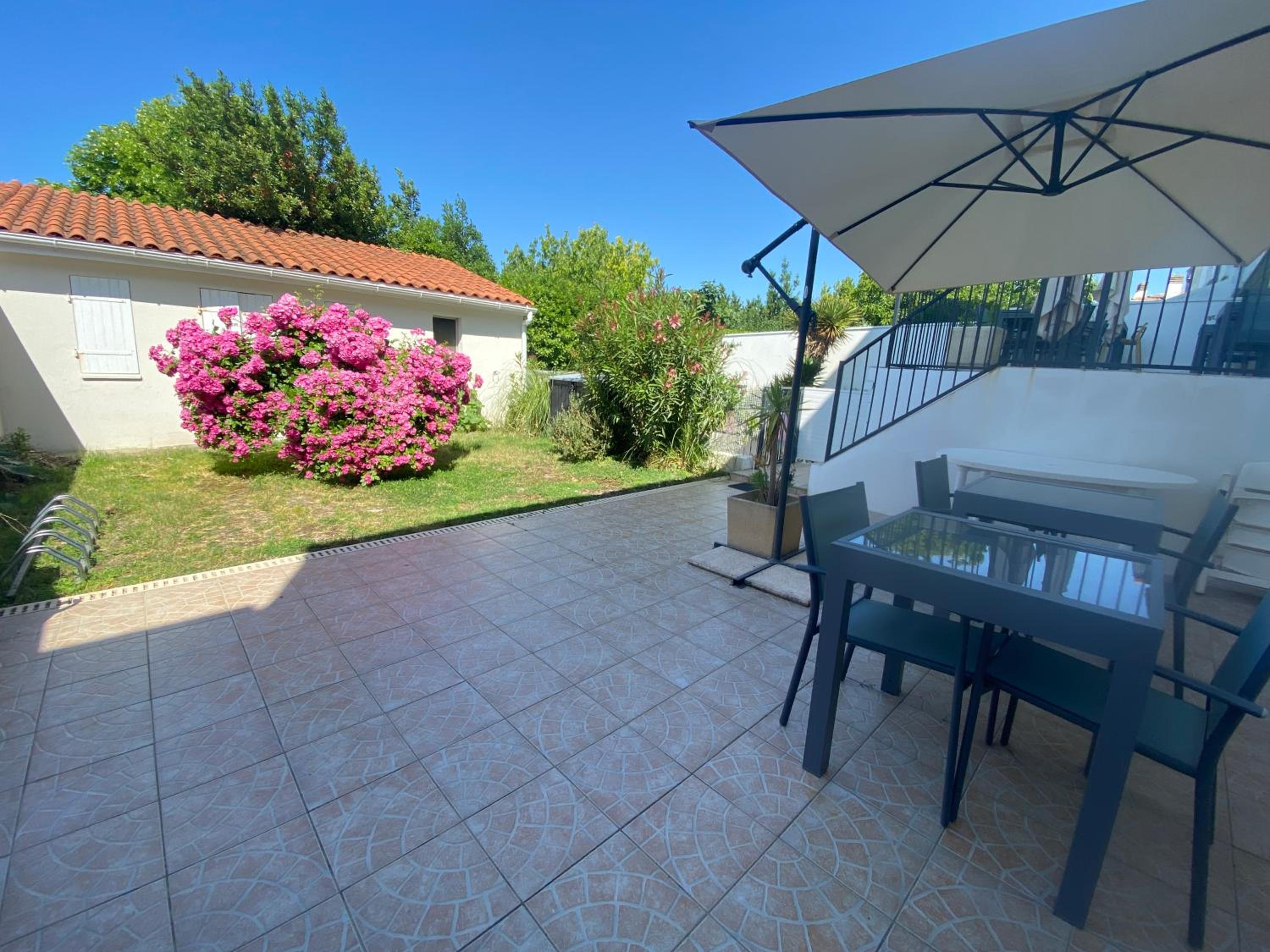 outdoor BBQ area