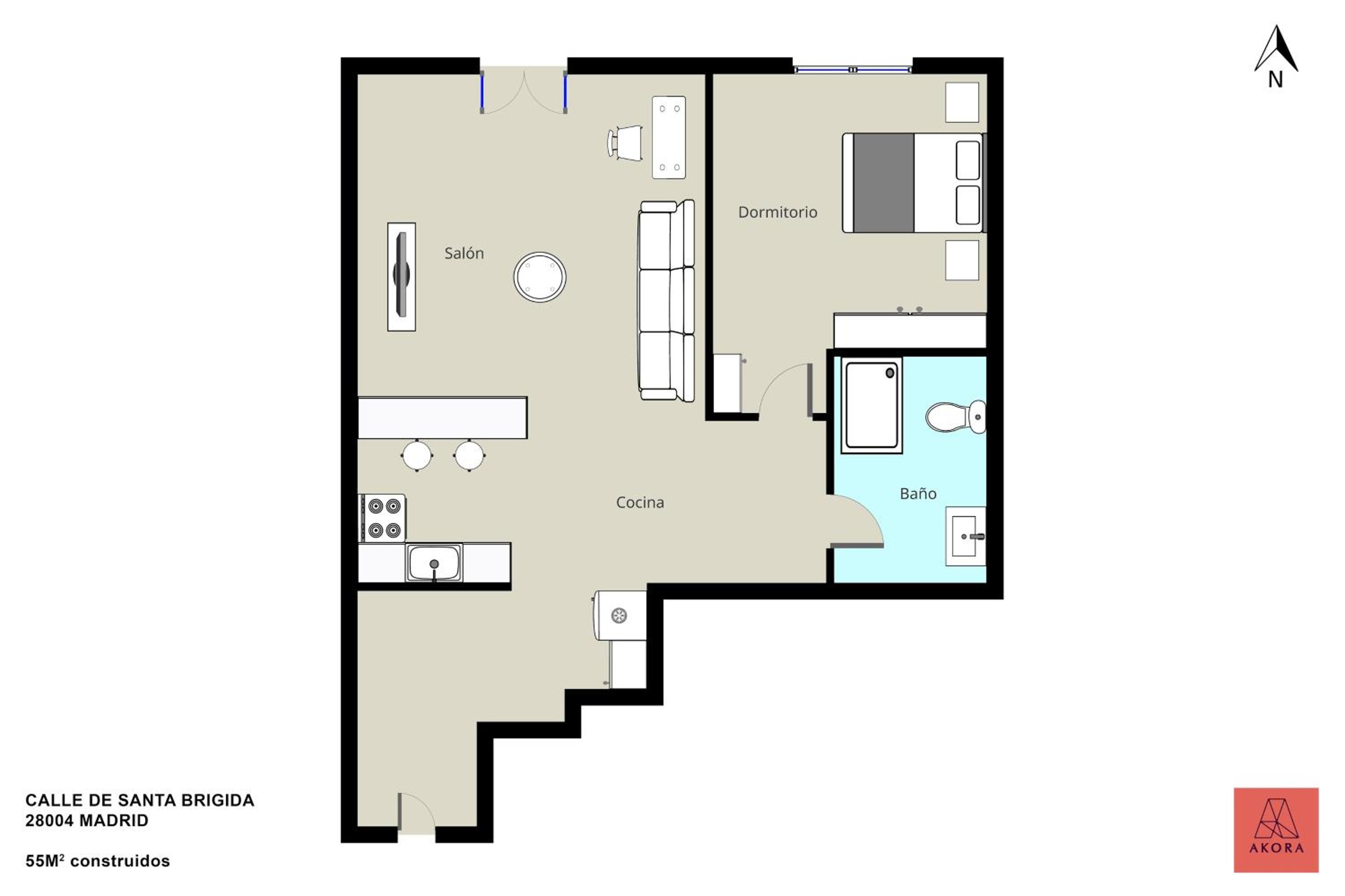 Quiet 1BR apartment in Chueca photo 2