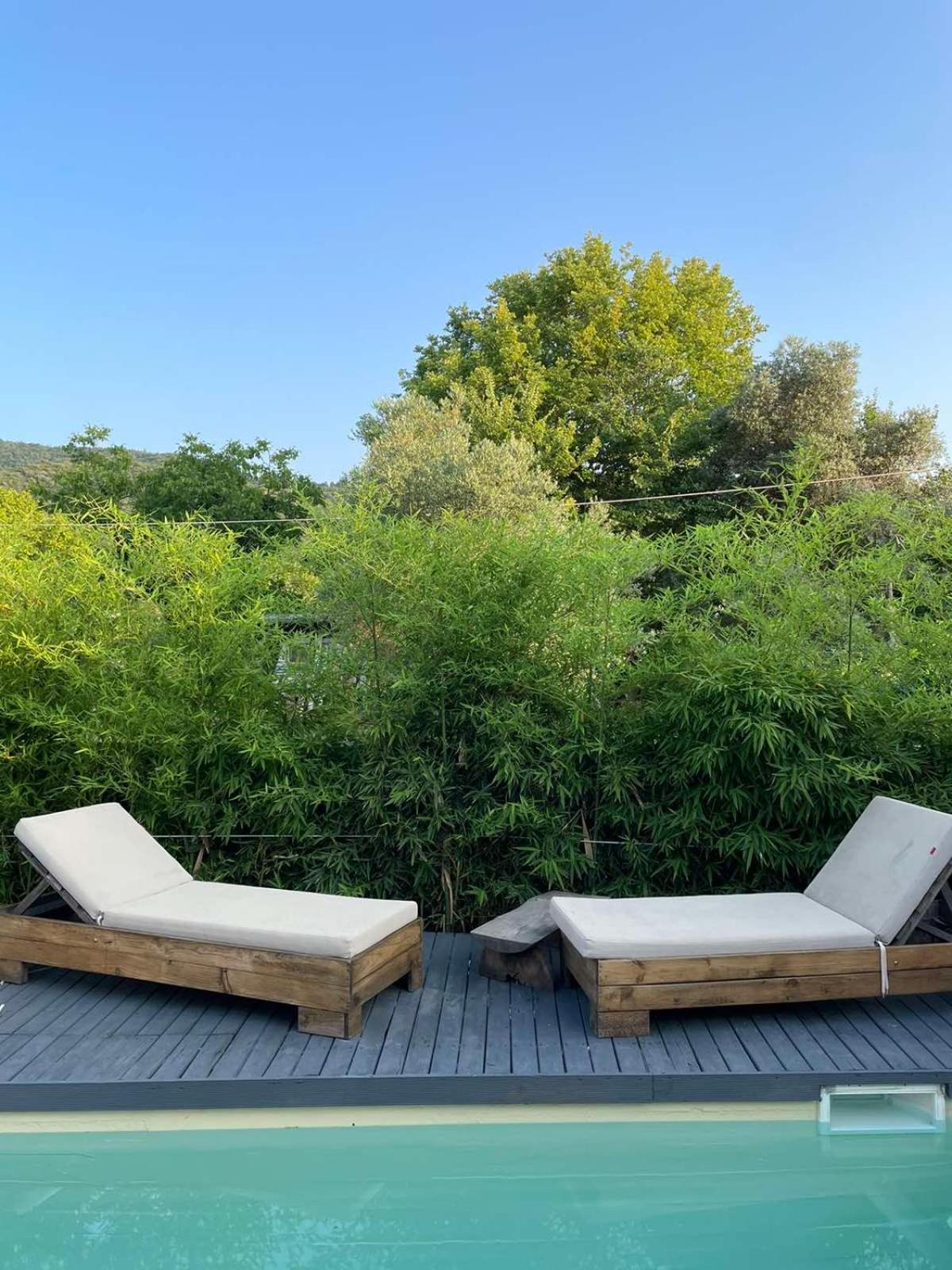 Unique wooden villa with pool view 3