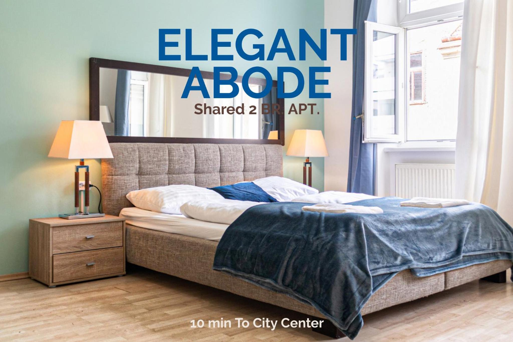 Inviting 2BR shared Apt - centrally located