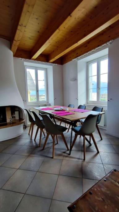 Duplex avec vue lac et montagnes