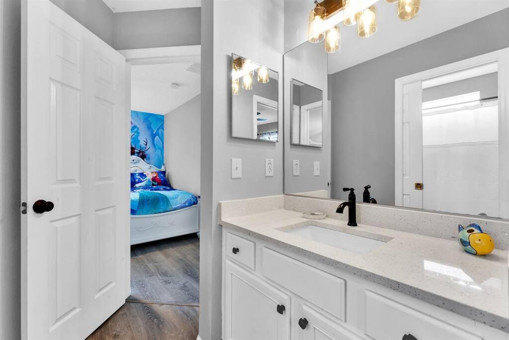 Feel the magic in this huge 7BR Disney Villa! w Theater Arcade Pool Spa view 5