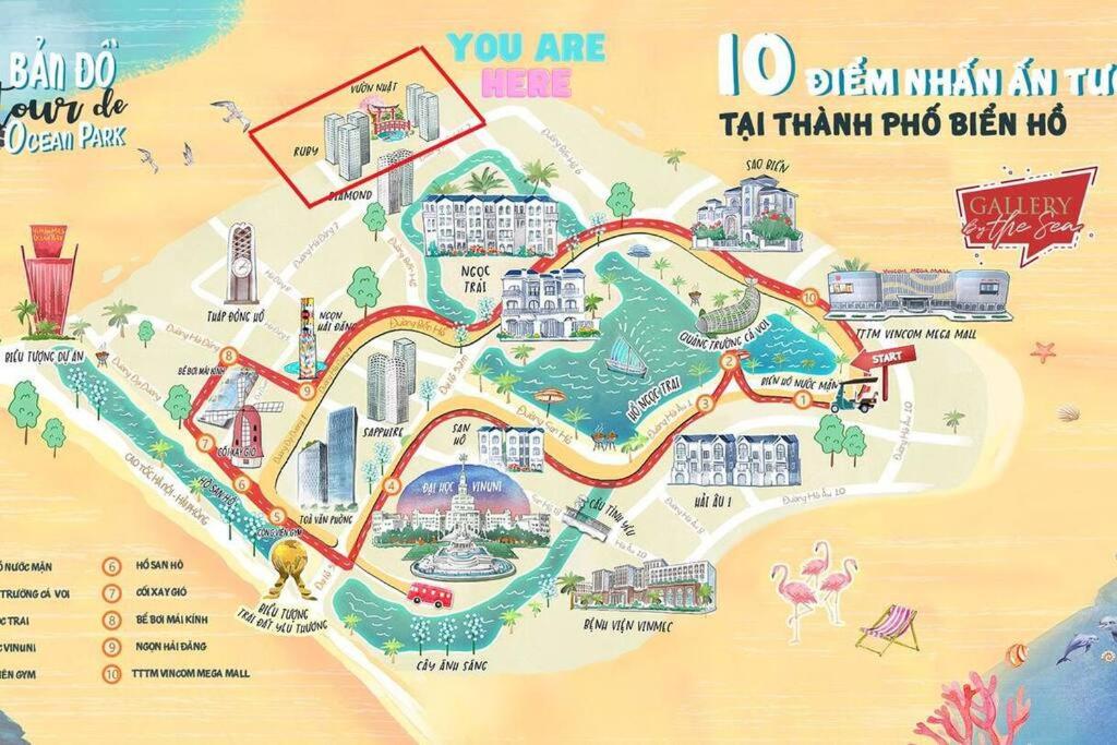 Shin's Conner- 1 bedroom apartment 50m2 at Vinhomes Ocean Park
