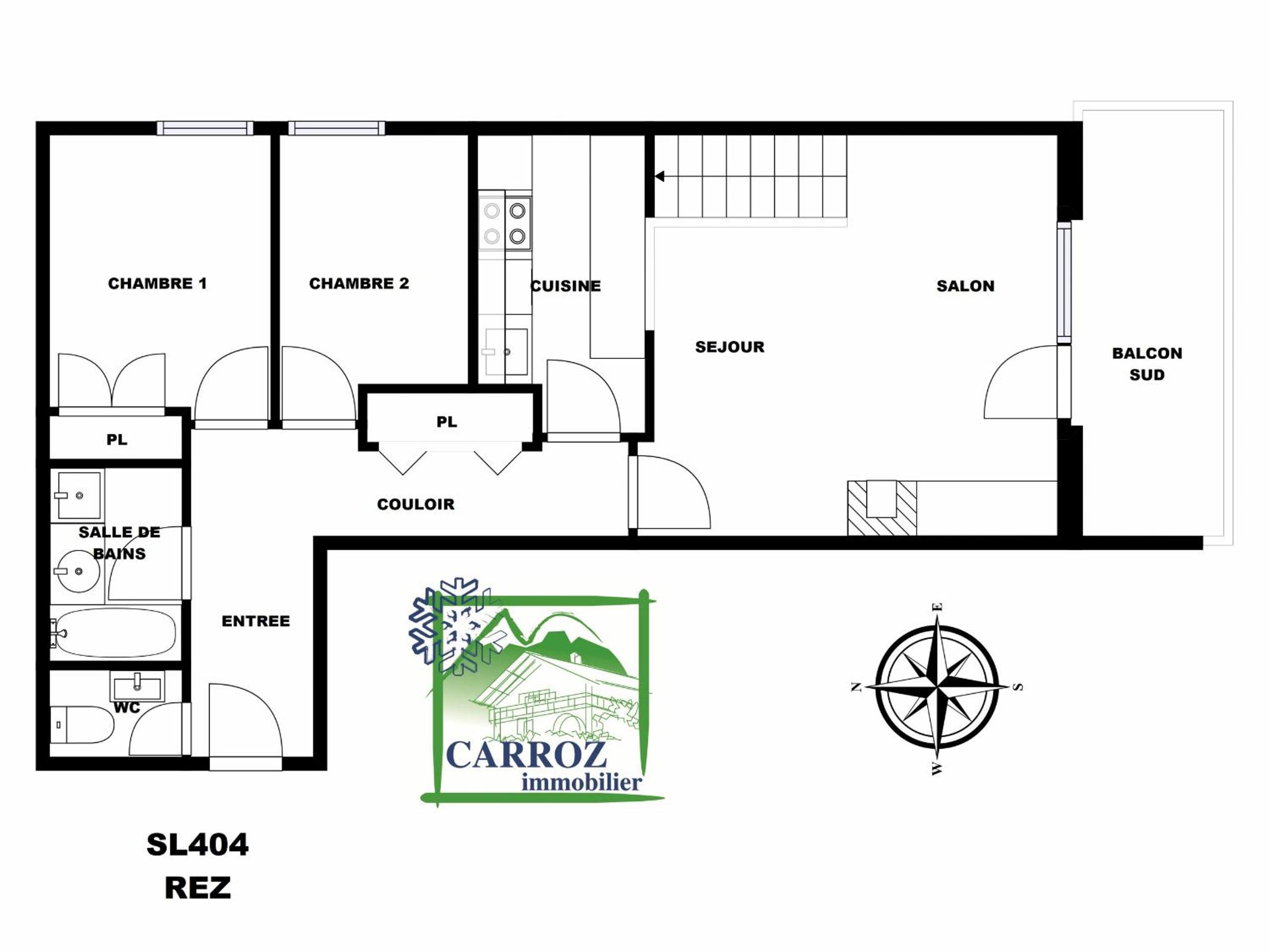 Duplex 8 Pers centre des Carroz (SL404) photo 3