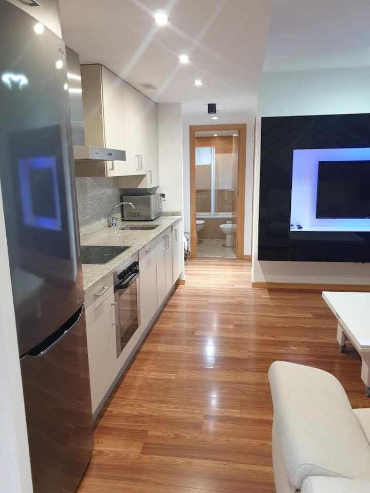 Centro aparcamiento gratuito al lado del pilar